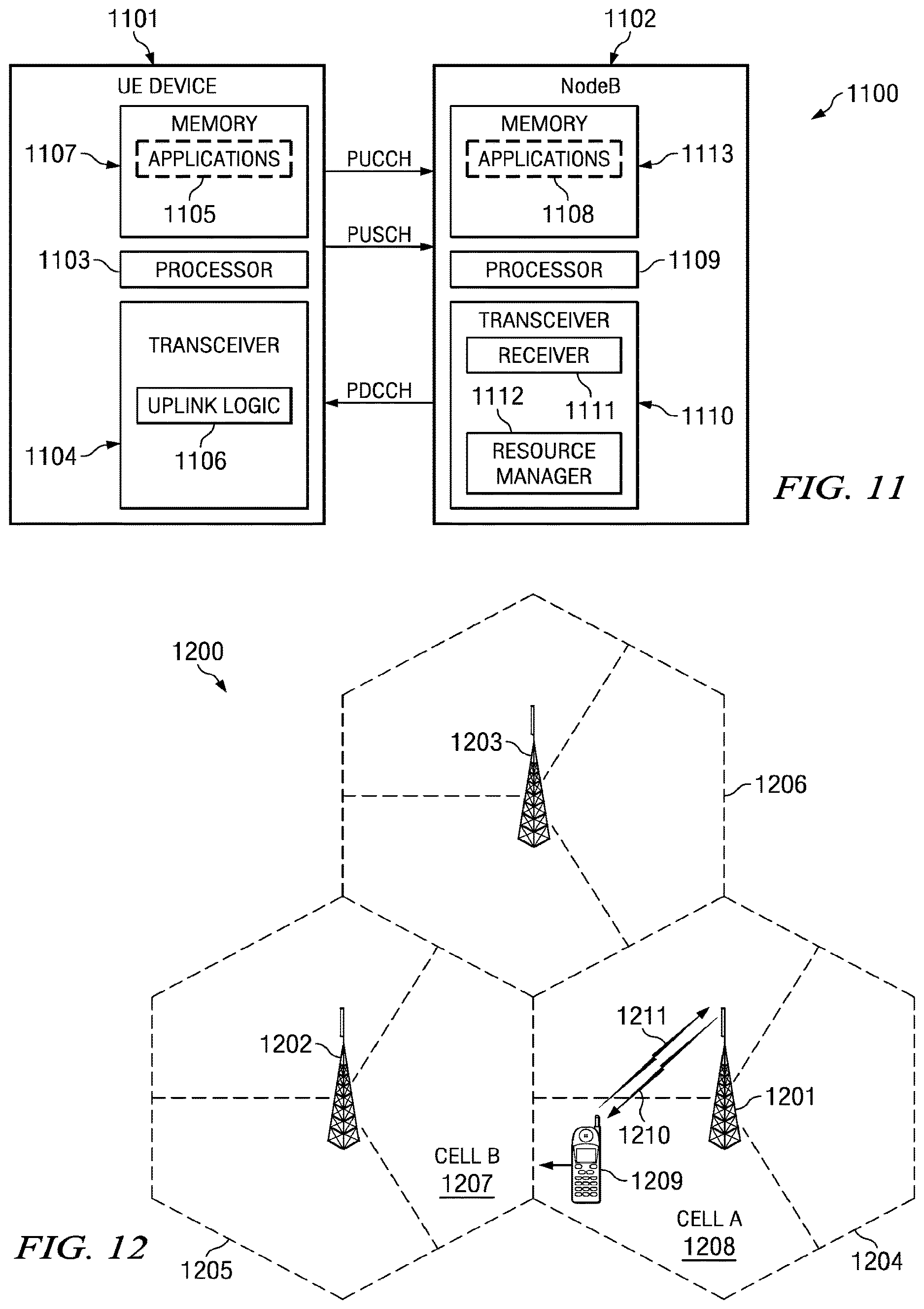Patent US12621082 Figure 8 – Data and control multiplexing in PUSCH in wireless networks