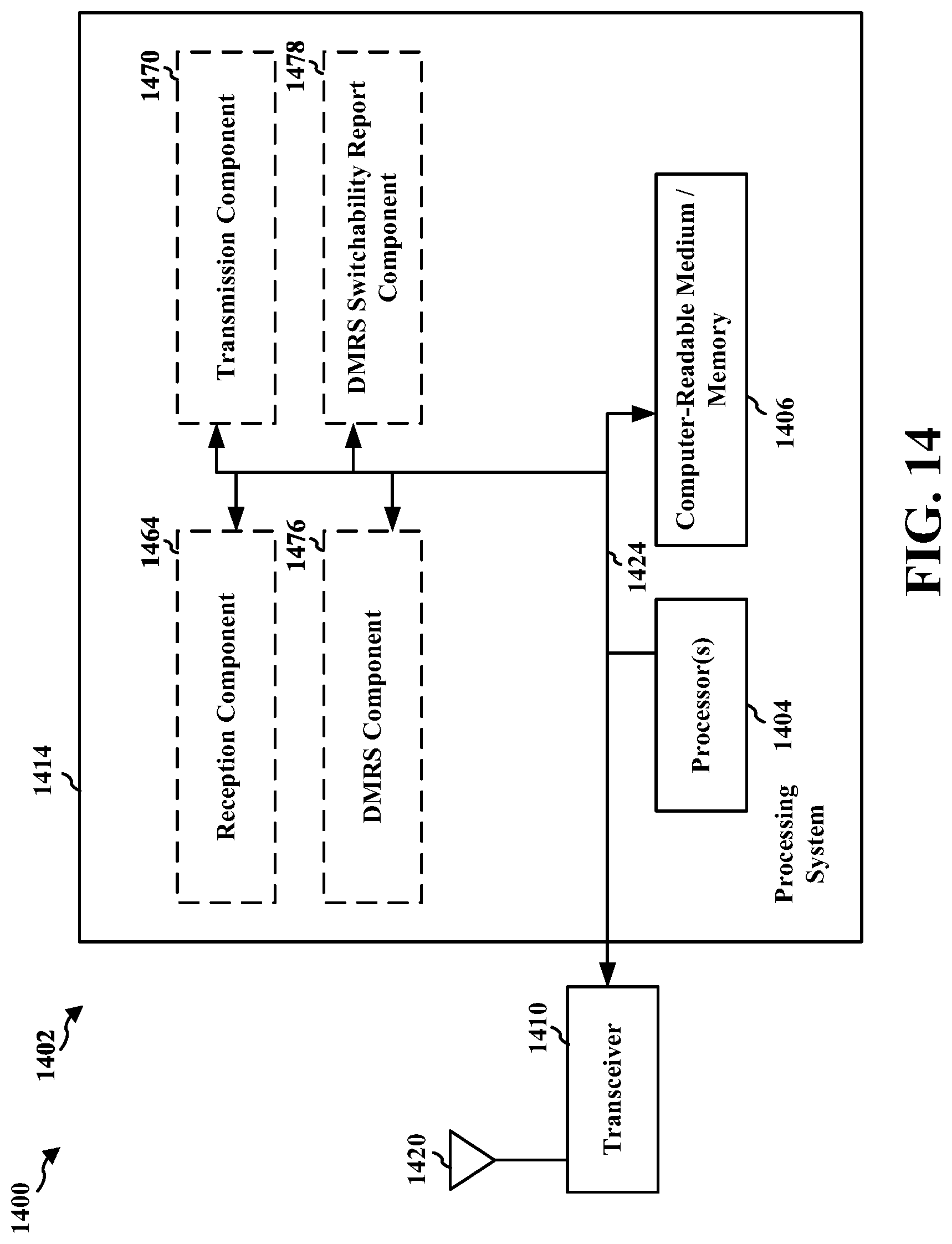 Patent US12621097 Figure 16 – Dynamic DMRS pattern switching