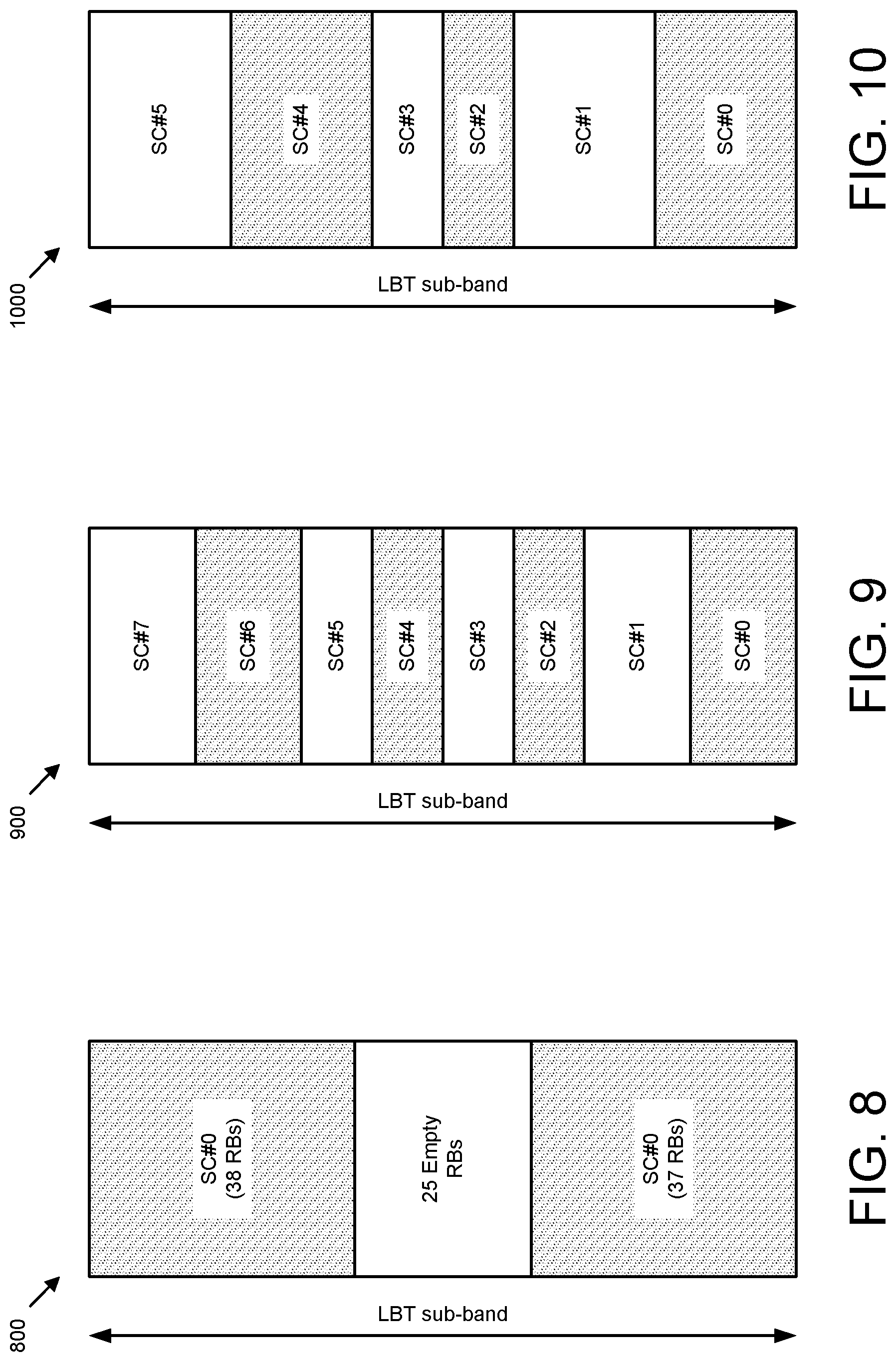 Patent US12621113 Figure 5 – Sidelink interlace configuration