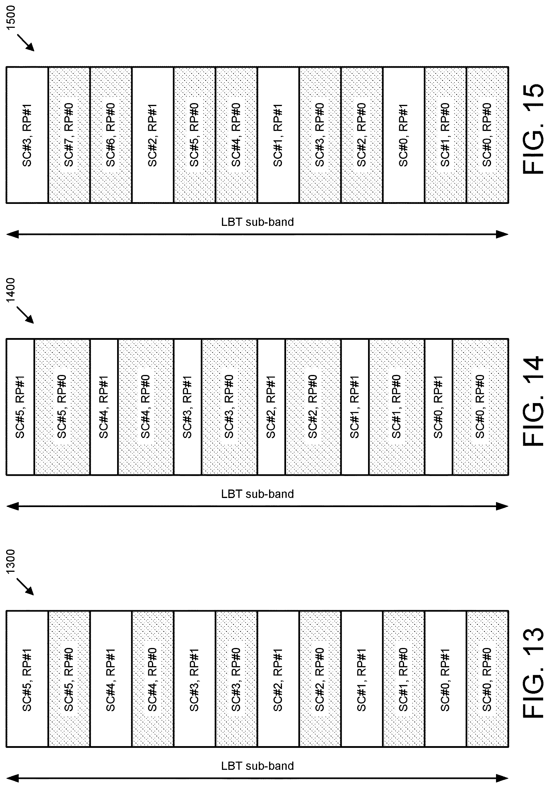 Patent US12621113 Figure 7 – Sidelink interlace configuration
