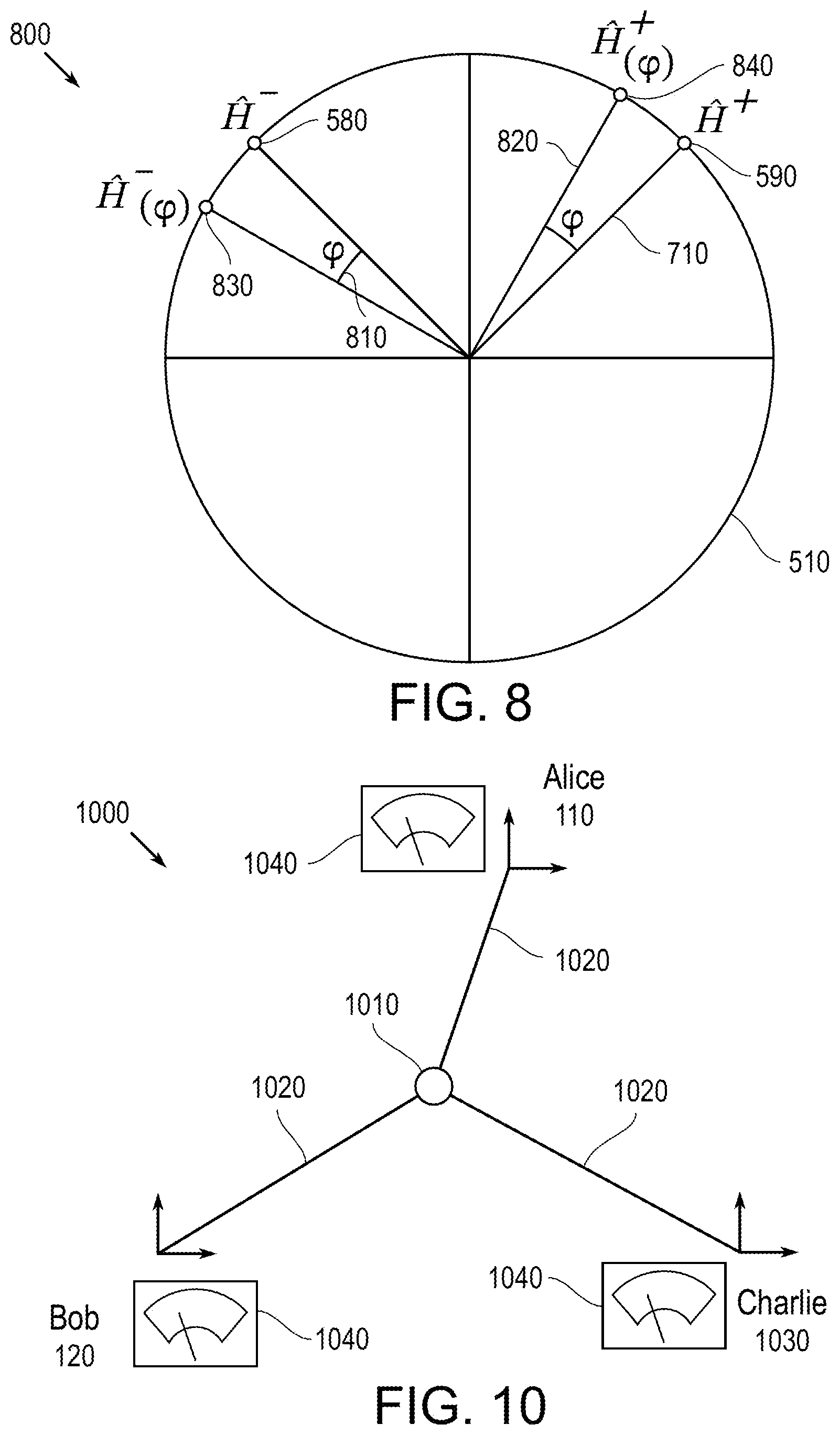 Patent US12621136 Figure 5 – Quantum key distribution protocol with weak measurements