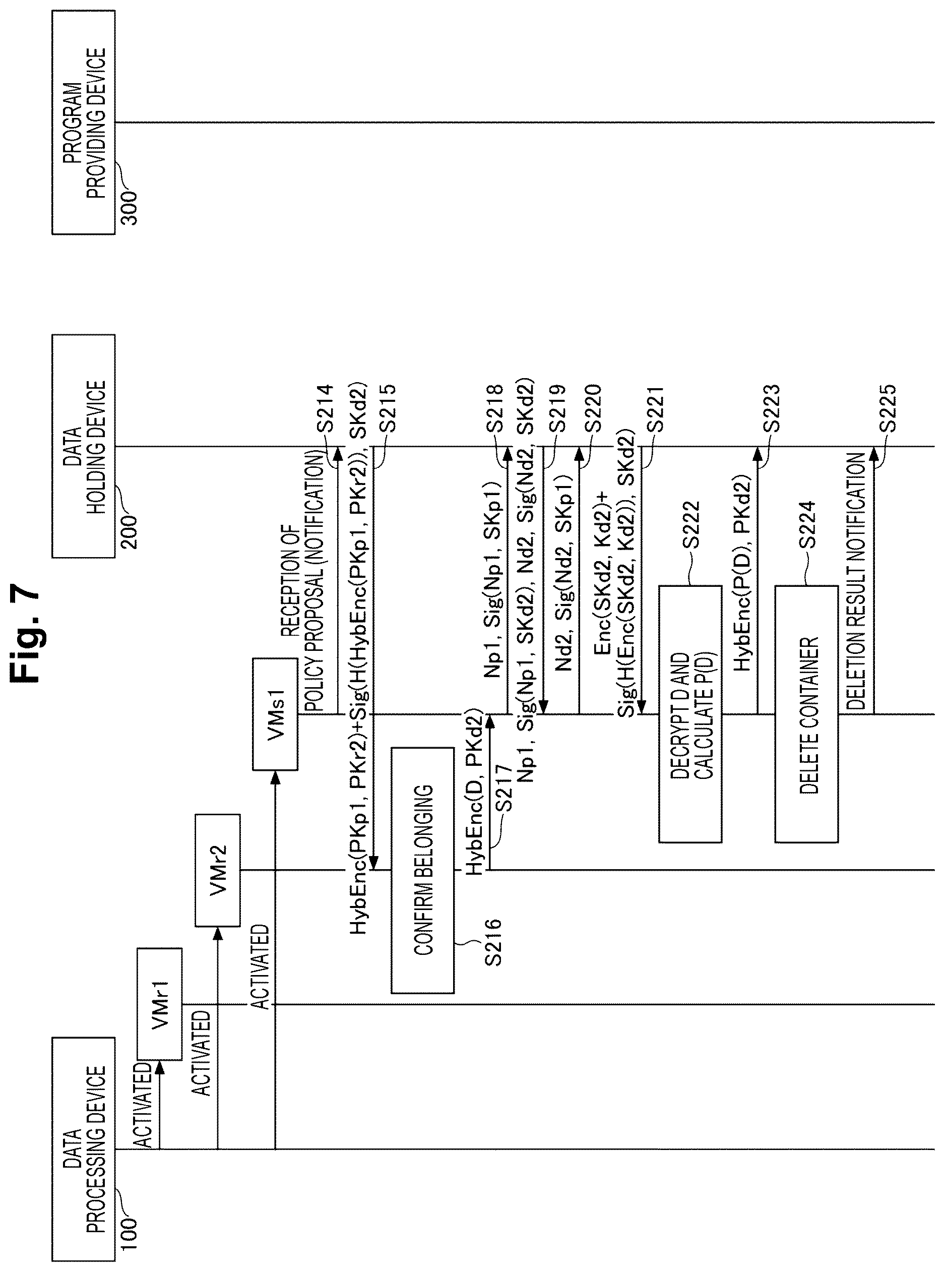 Patent US12621146 Figure 7 – Program execution system, data processing apparatus, program execution method, and program