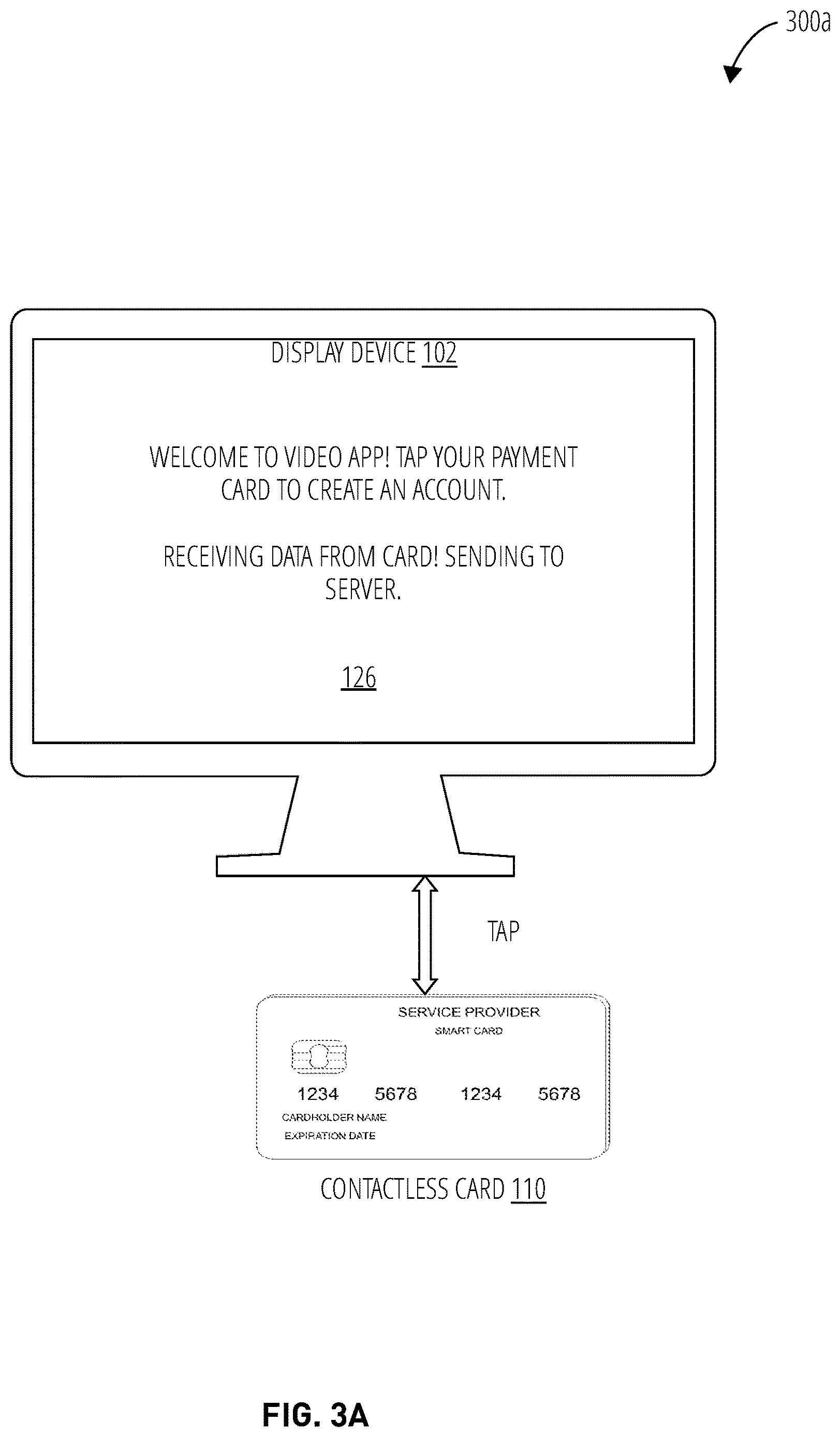 Patent US12621155 Figure 9 – Secure management of accounts on display devices using a contactless card