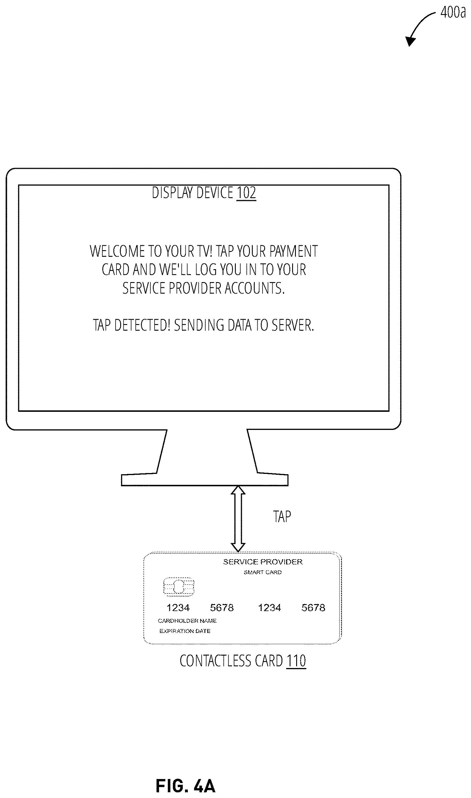 Patent US12621155 Figure 11 – Secure management of accounts on display devices using a contactless card