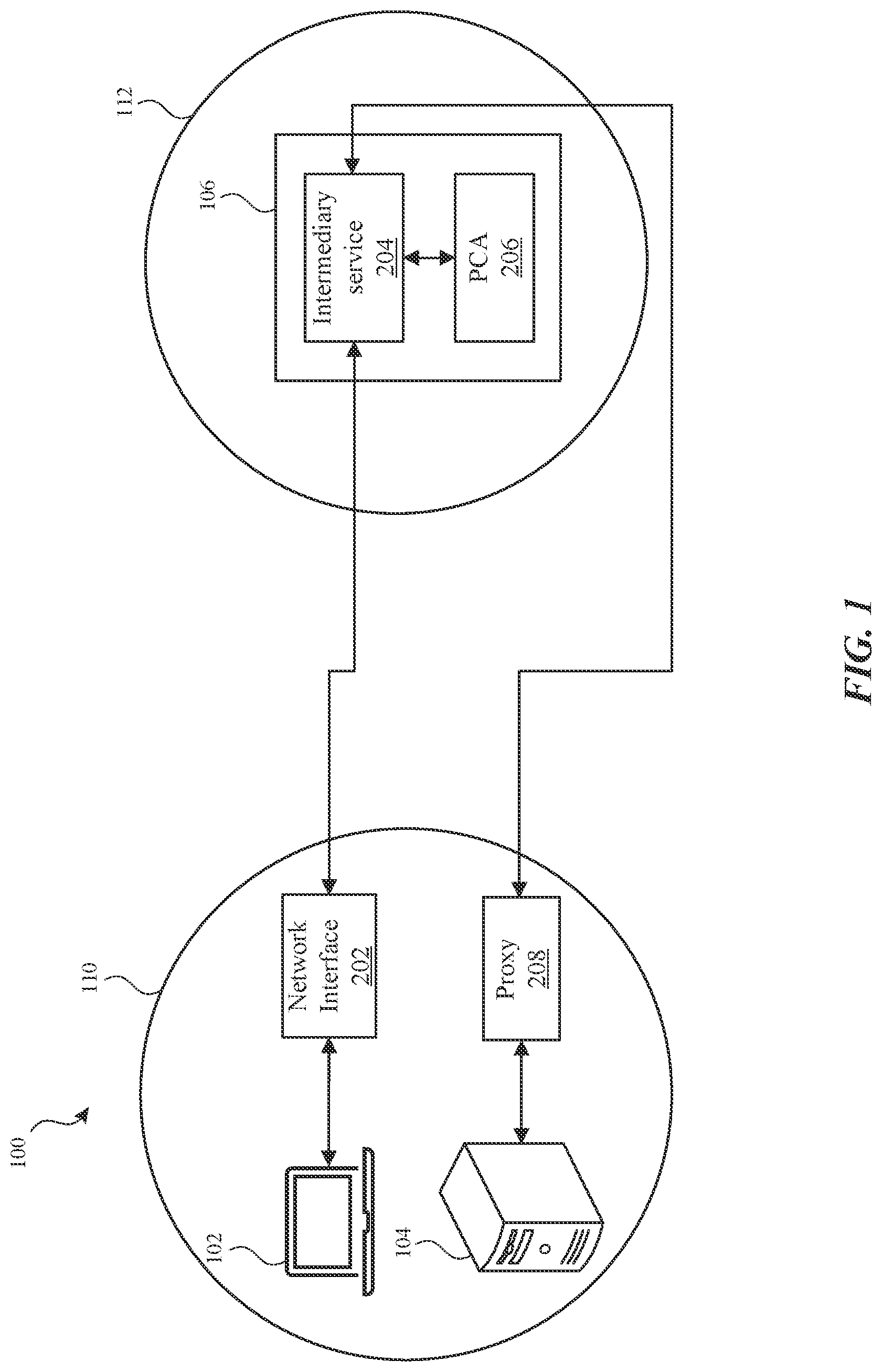 Patent US12621168 Figure 1 – Connector for private certificate authority and directory service