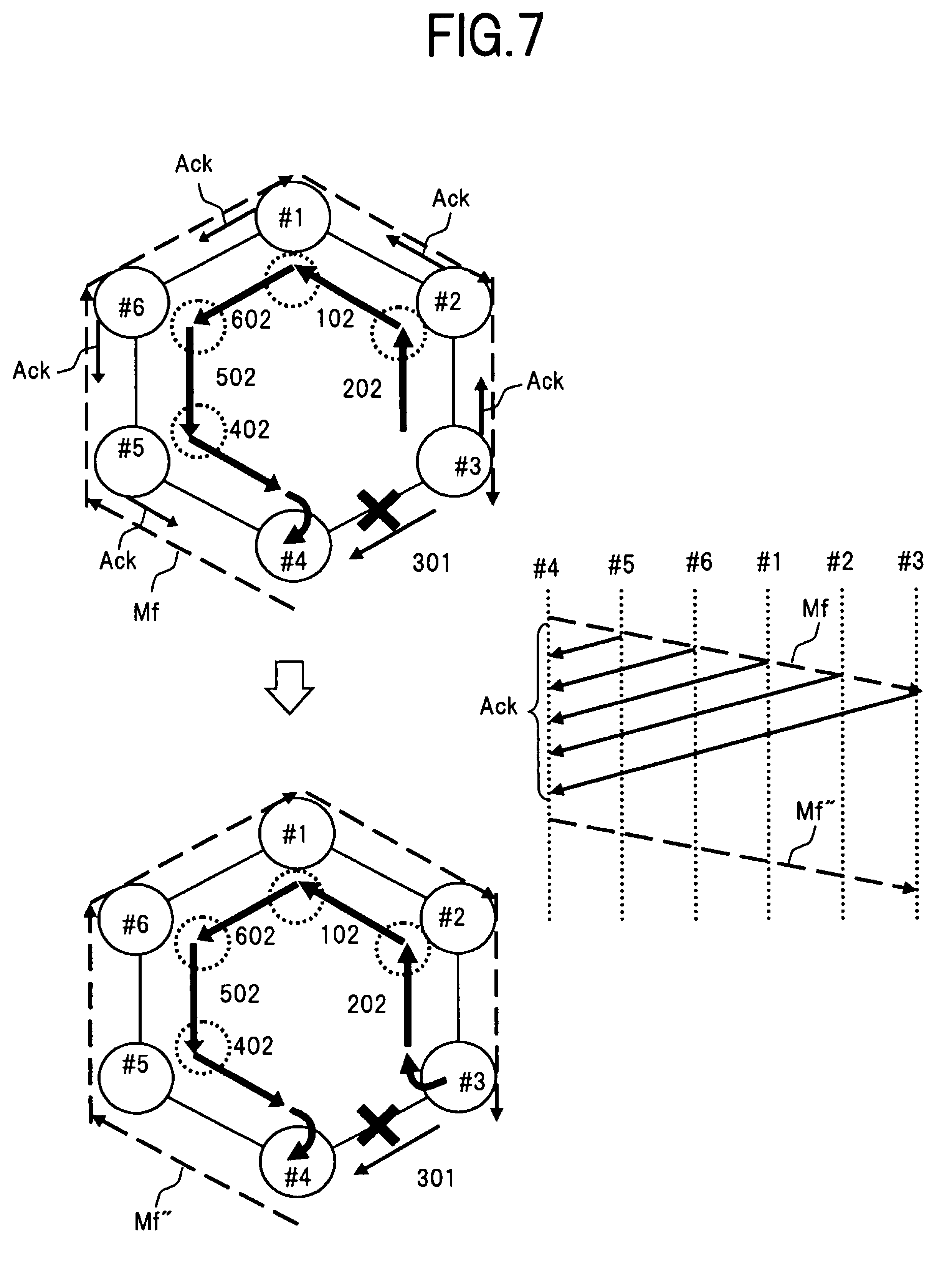 Patent US12621185 Figure 6 – Transmission method and transmission apparatus in ring network