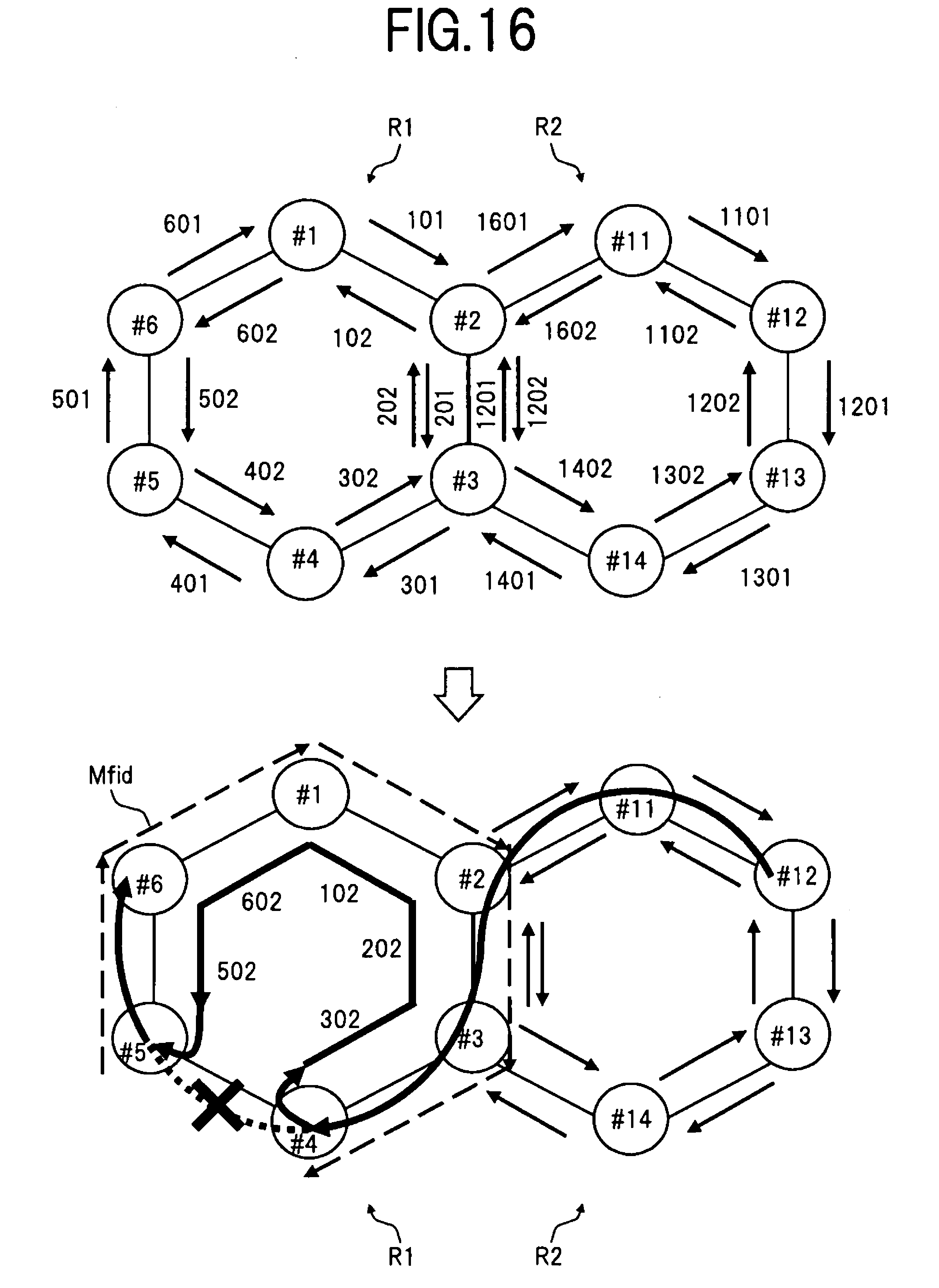 Patent US12621185 Figure 15 – Transmission method and transmission apparatus in ring network