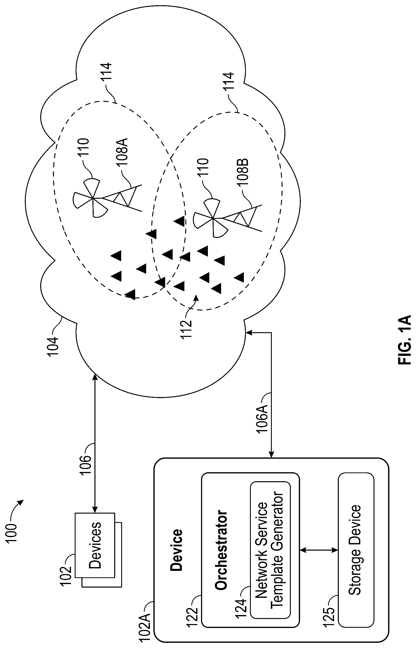 Patent US12621210 Figure 1 – Network service deployment method and system