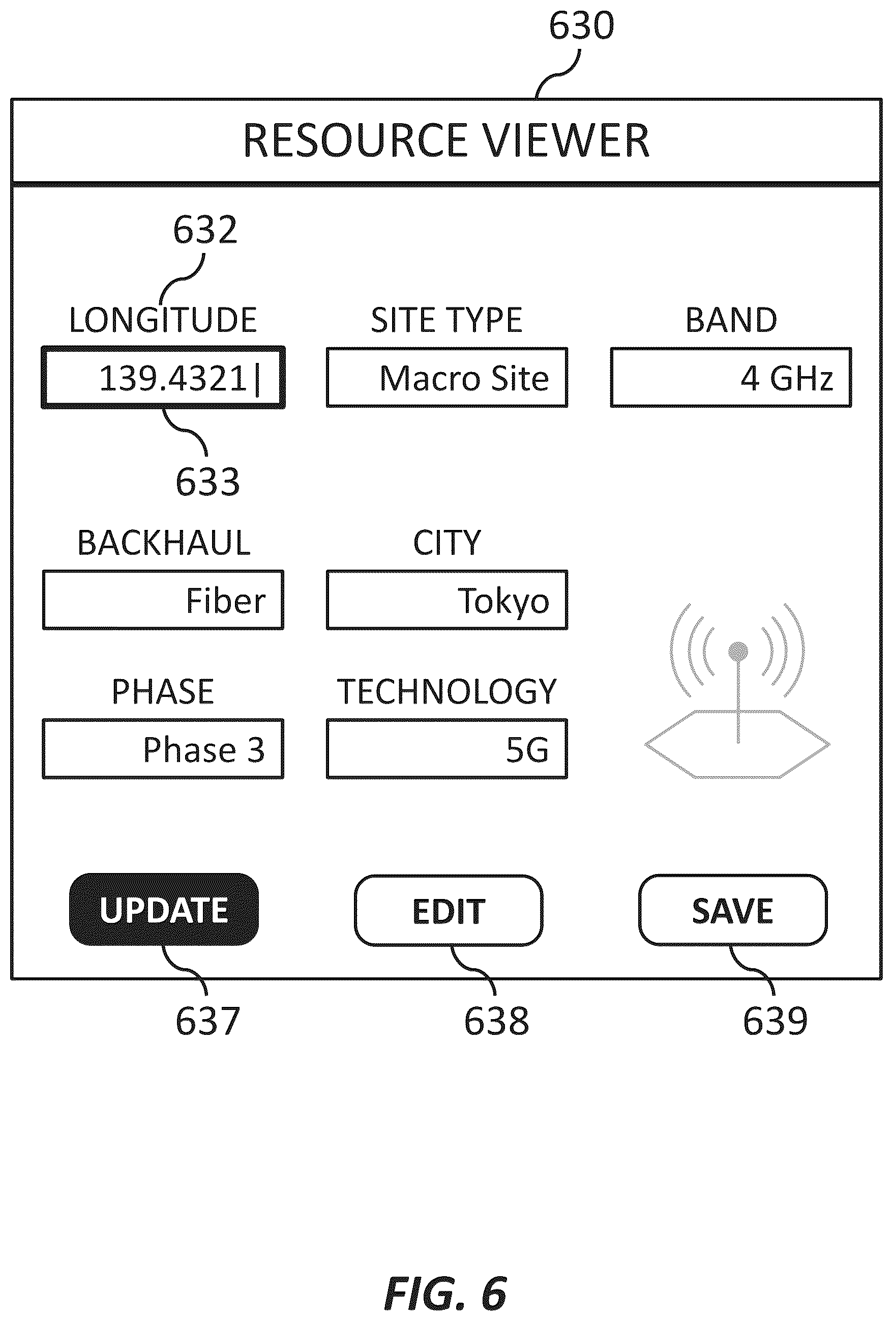 Patent US12621217 Figure 6 – Embedded resource layout