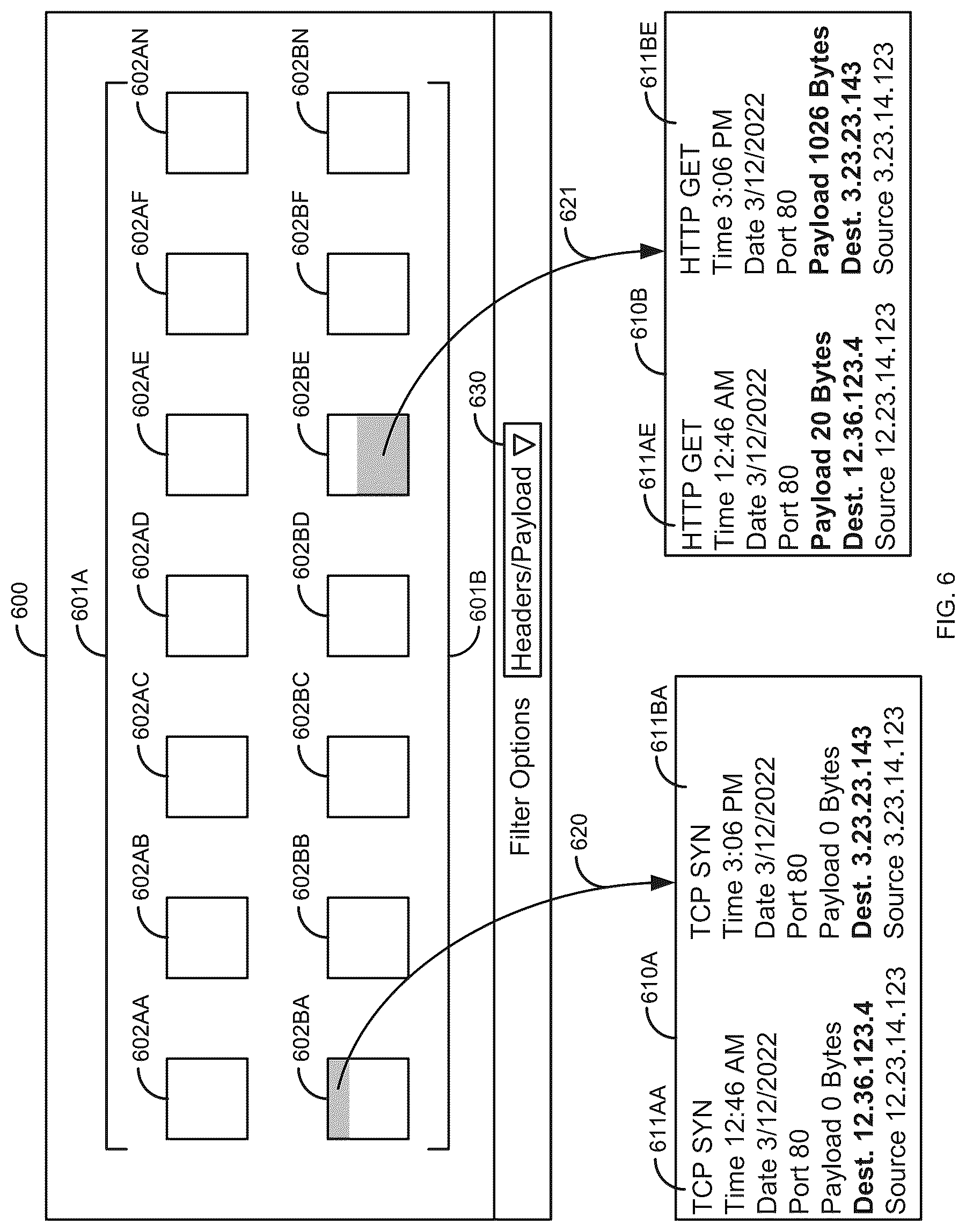 Patent US12621224 Figure 6 – Abstracting network traffic as video for representation learning