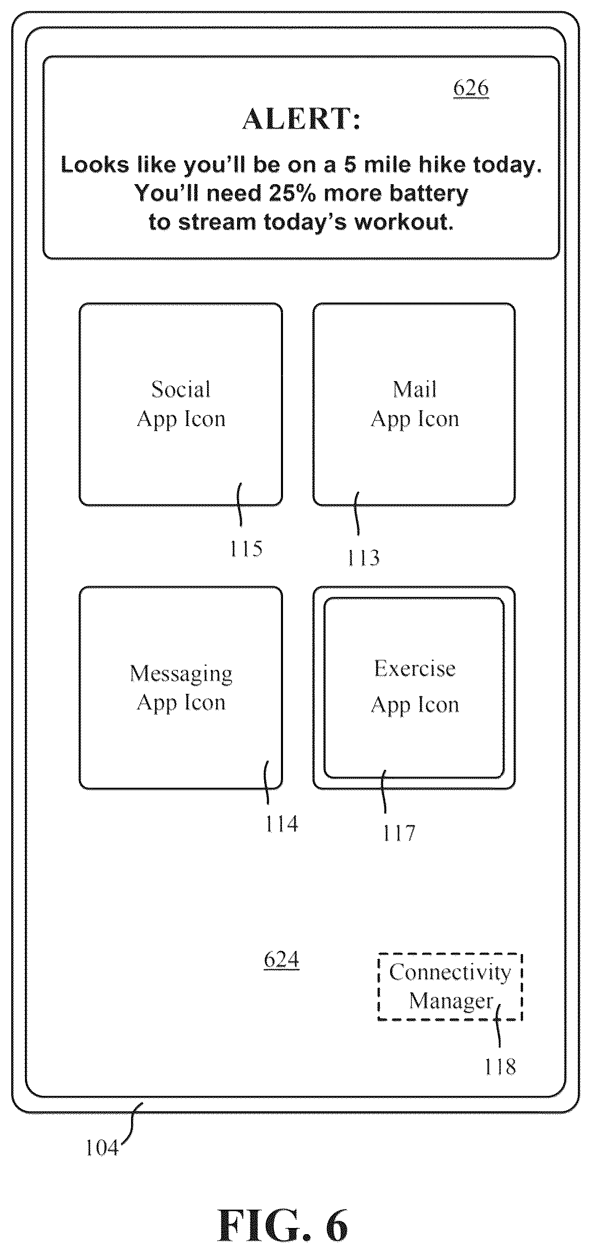 Patent US12621229 Figure 6 – Device connectivity management