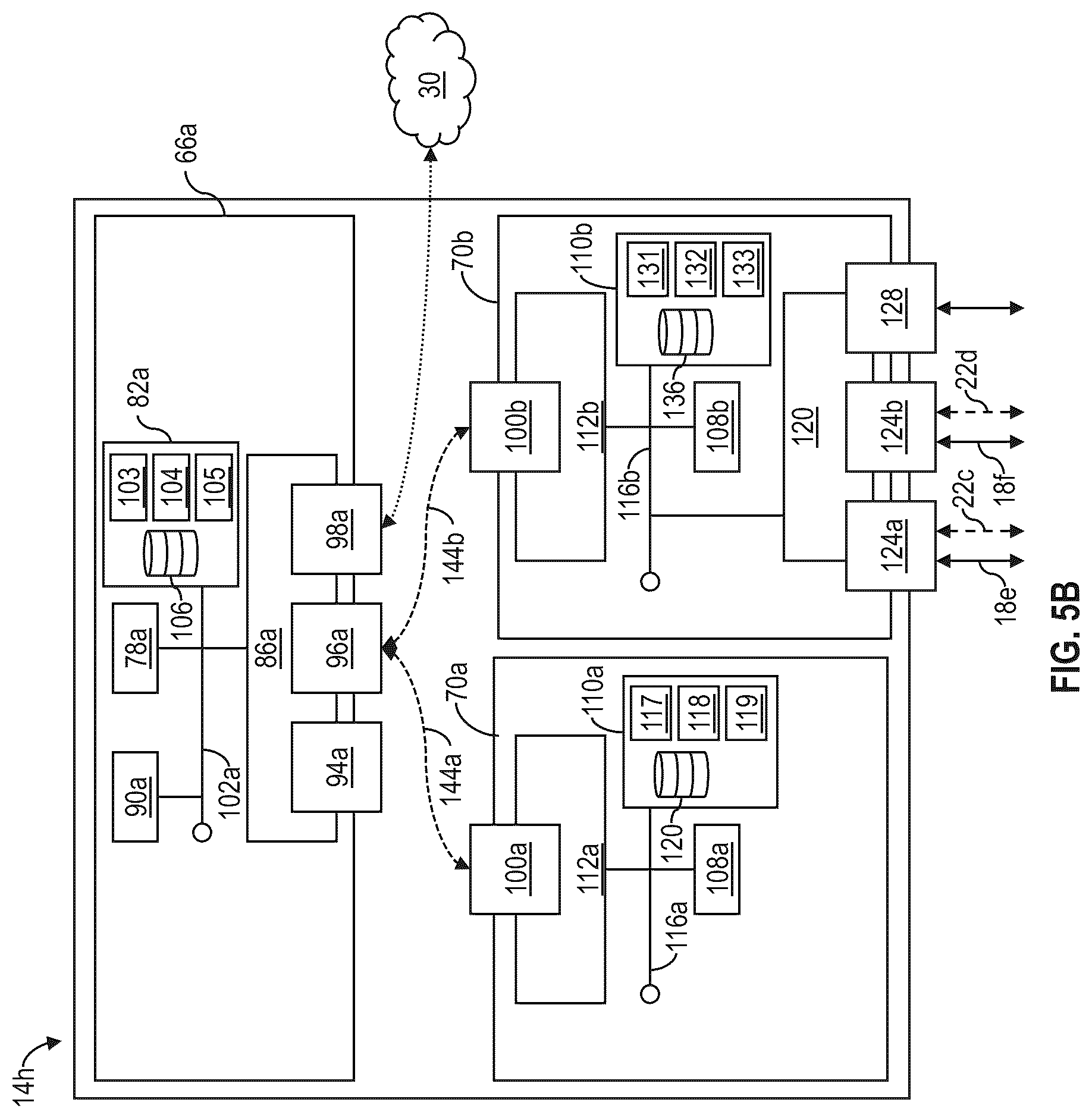 Patent US12621237 Figure 5 – Fast and reliable inter-network element optical protection switching