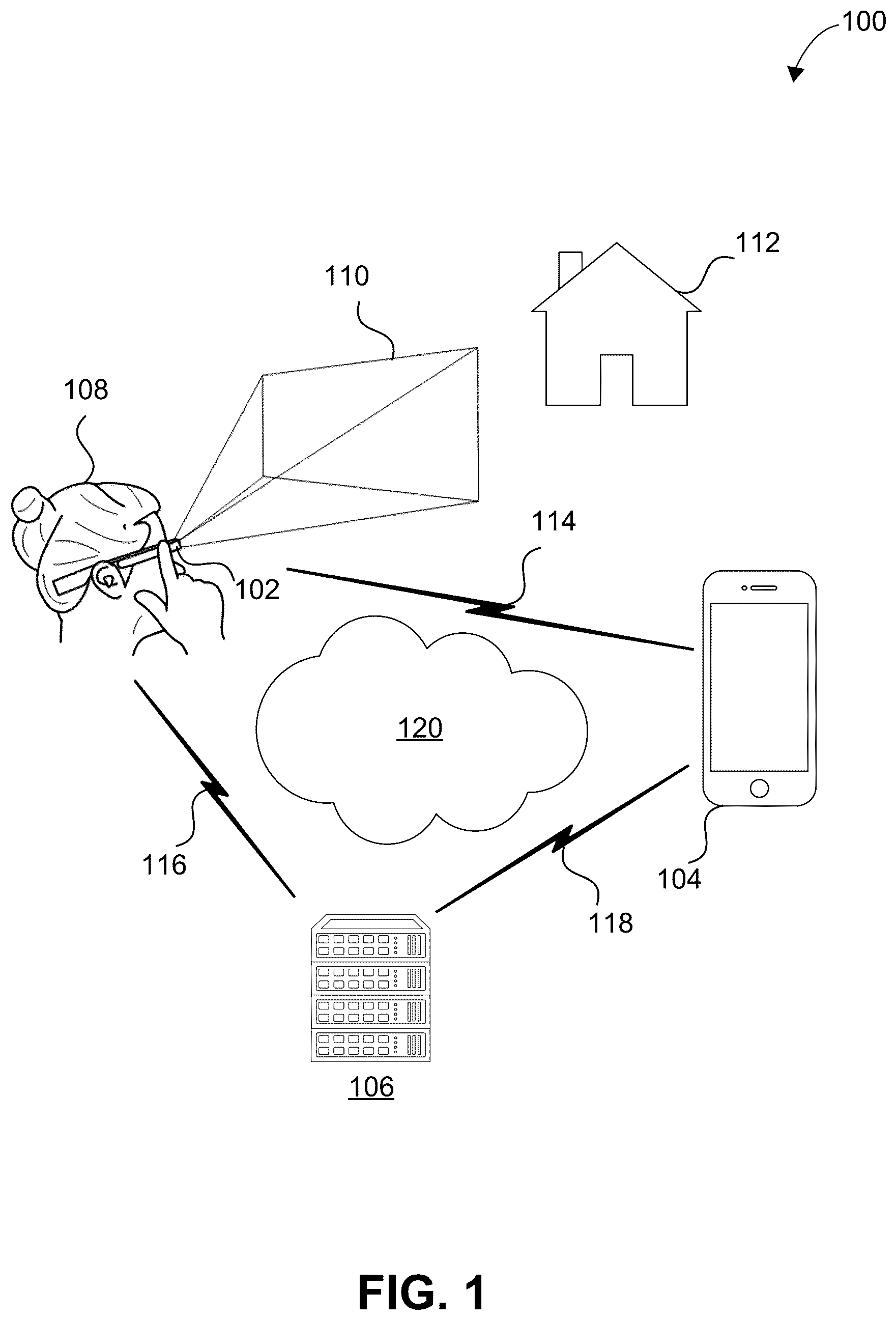 Patent US12621246 Figure 1 – Rendering and displaying data