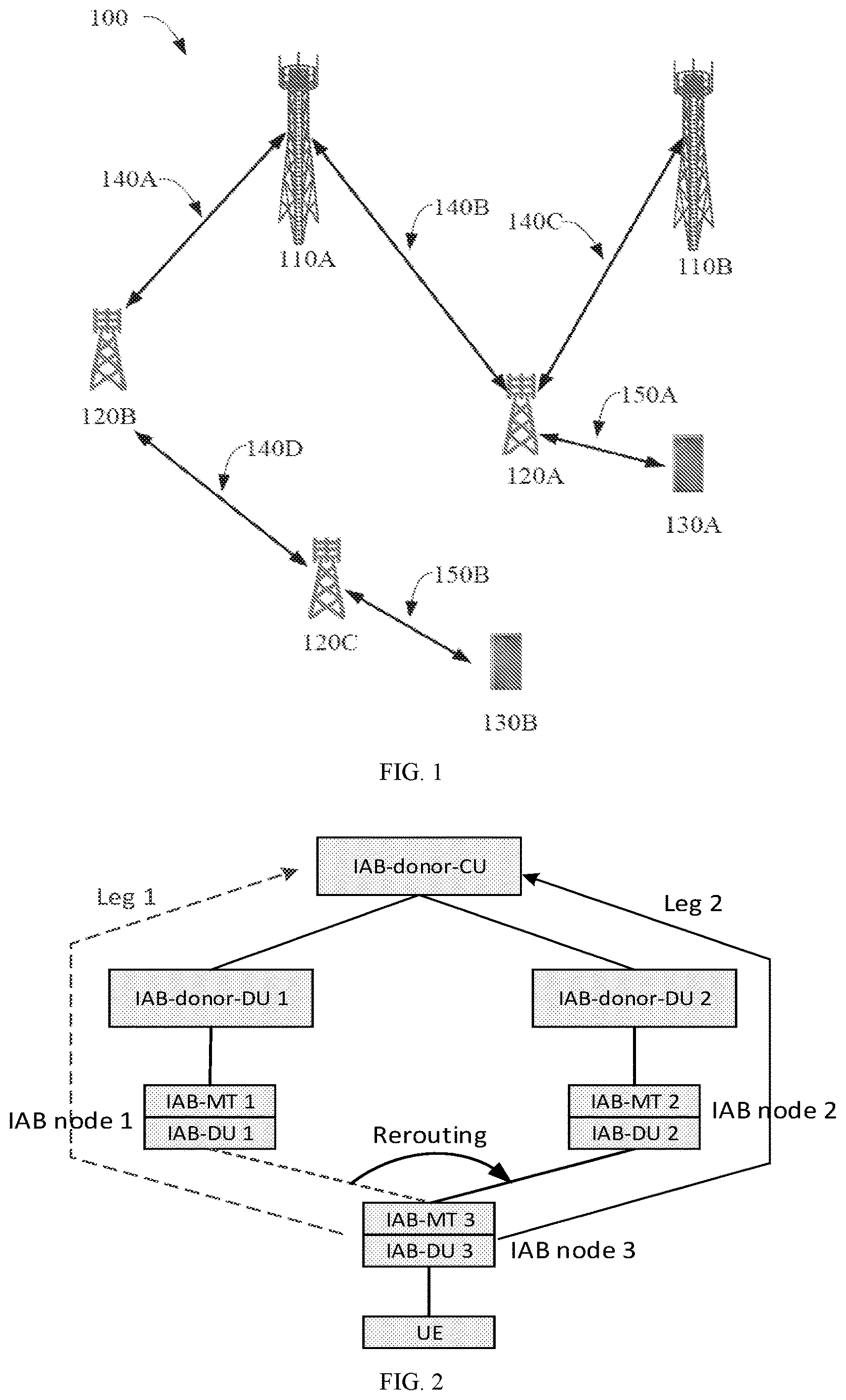 Patent US12621254 Figure 1 – Method and apparatus for a data transmission over a tunnel between donor distributed units