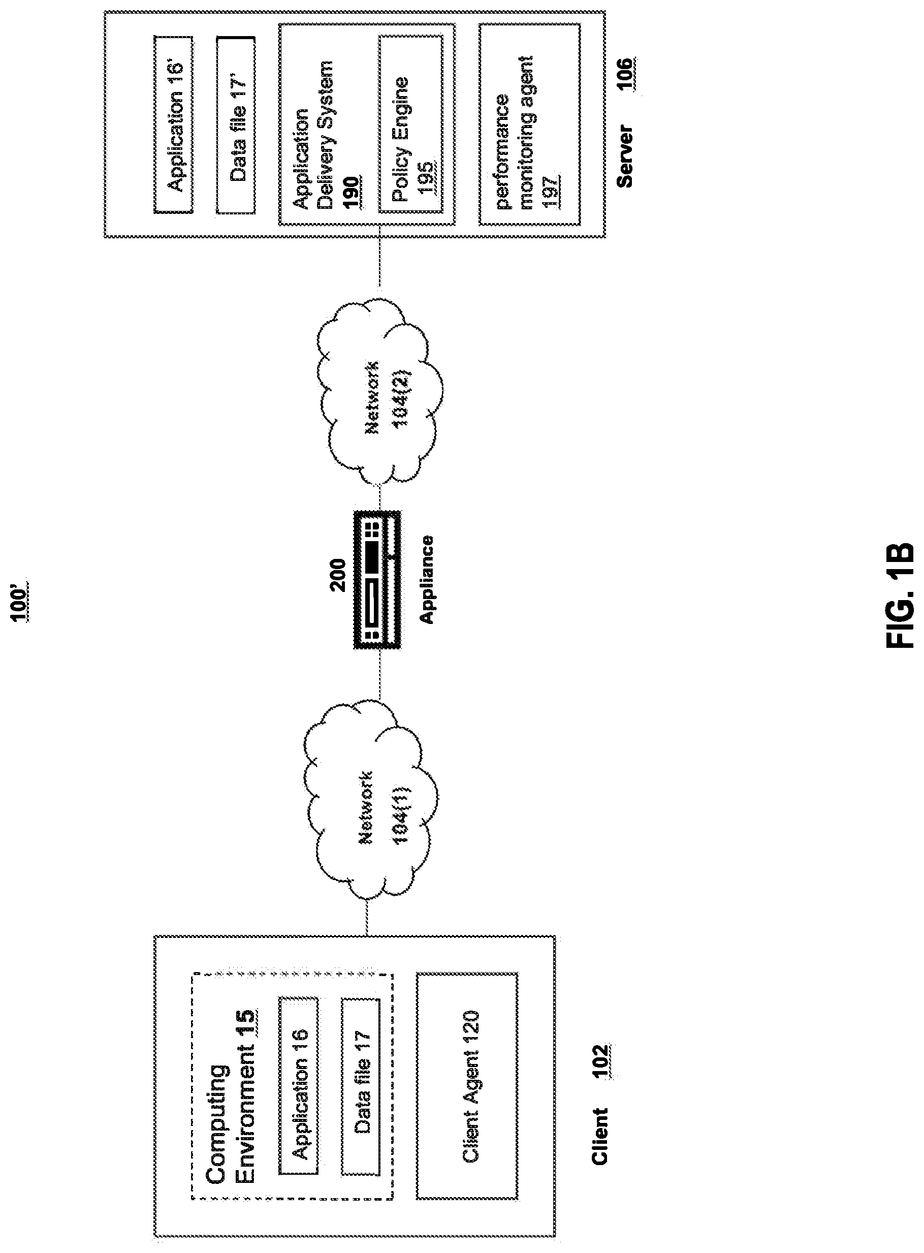 Patent US12621267 Figure 2 – Hostname based reverse split tunnel with wildcard support