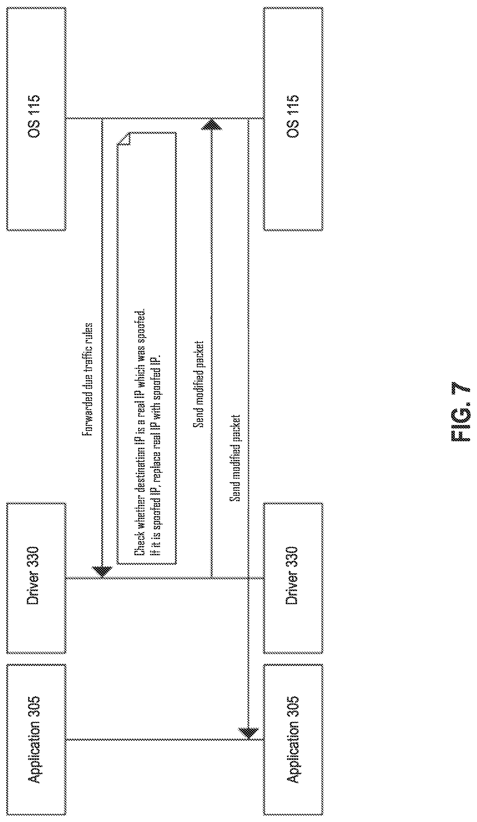 Patent US12621267 Figure 10 – Hostname based reverse split tunnel with wildcard support