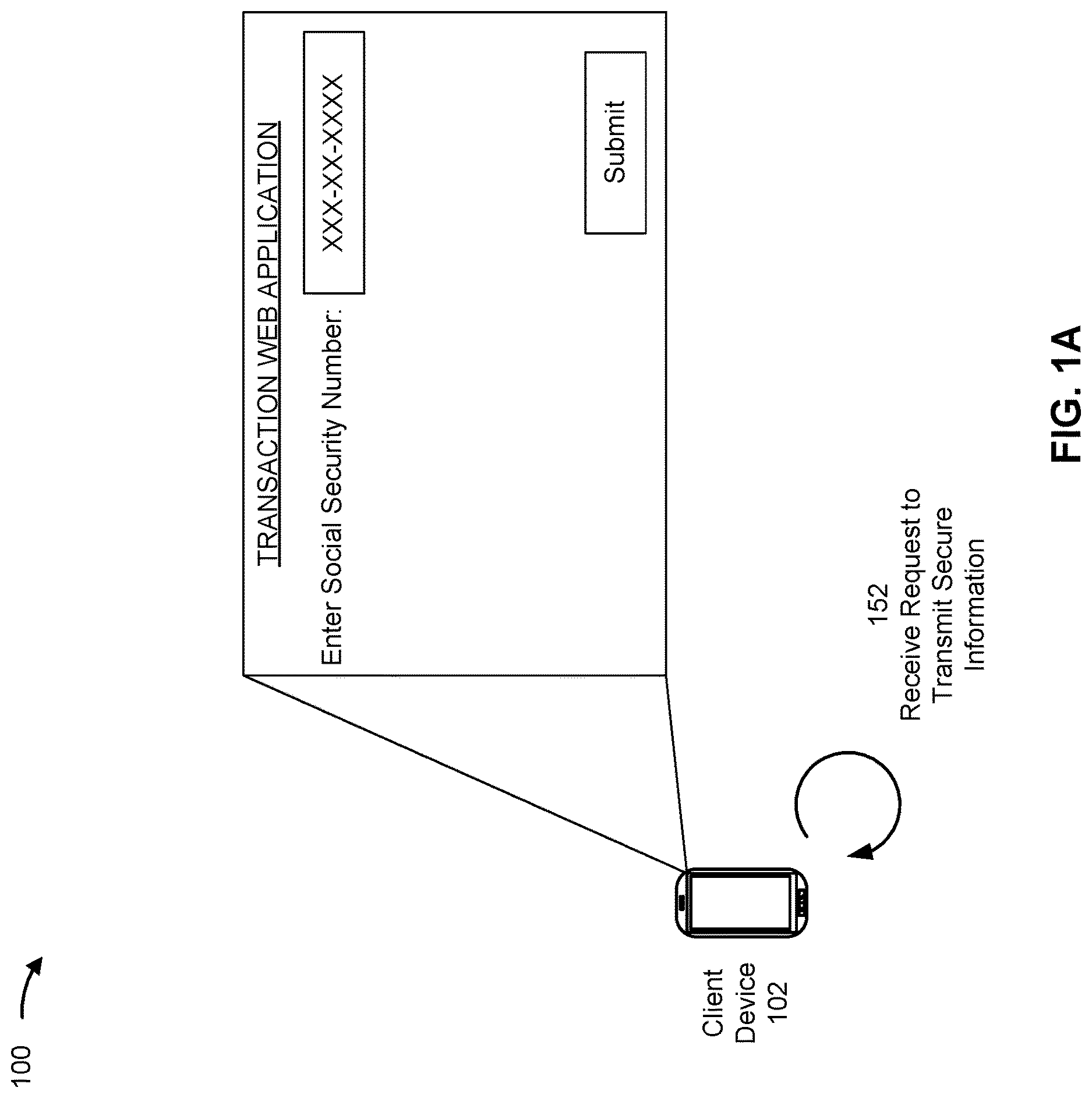 Patent US12621274 Figure 1 – Secure encryption using tokenized data