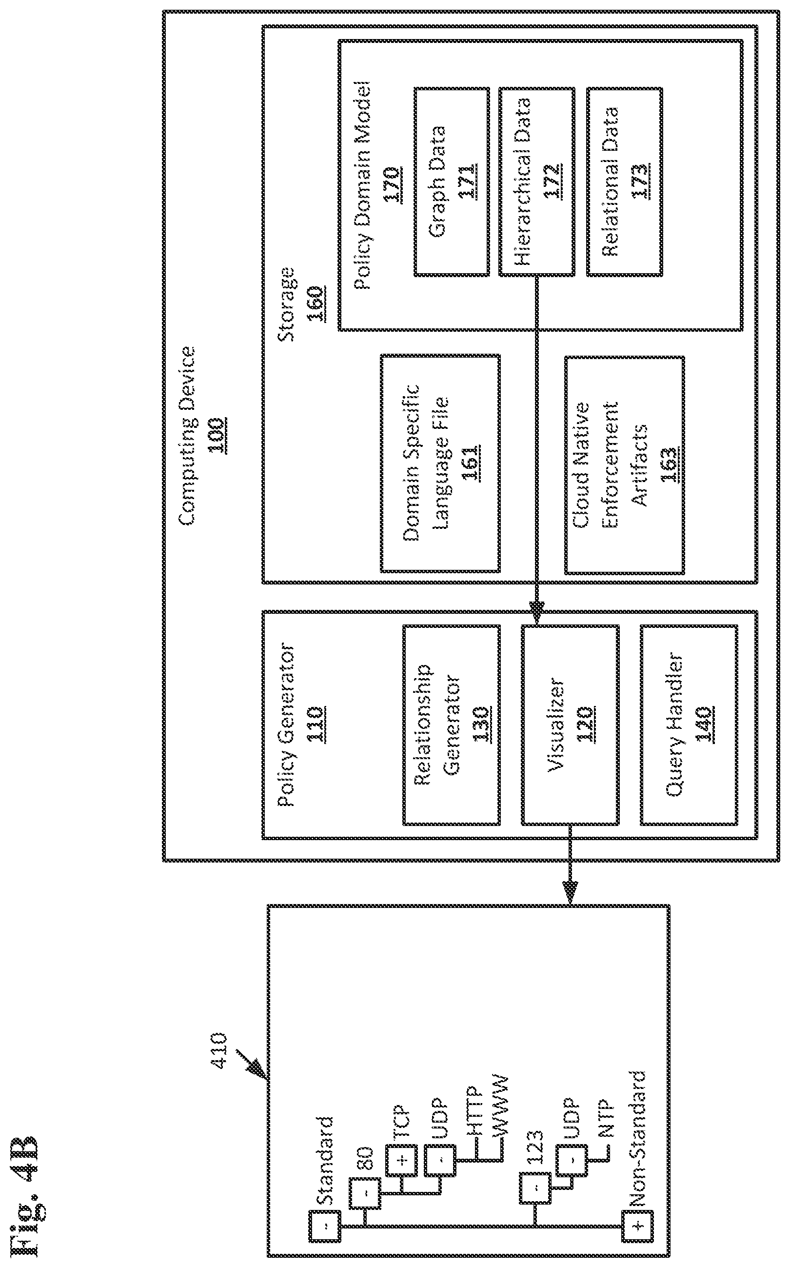 Patent US12621348 Figure 5 – Network security policy management