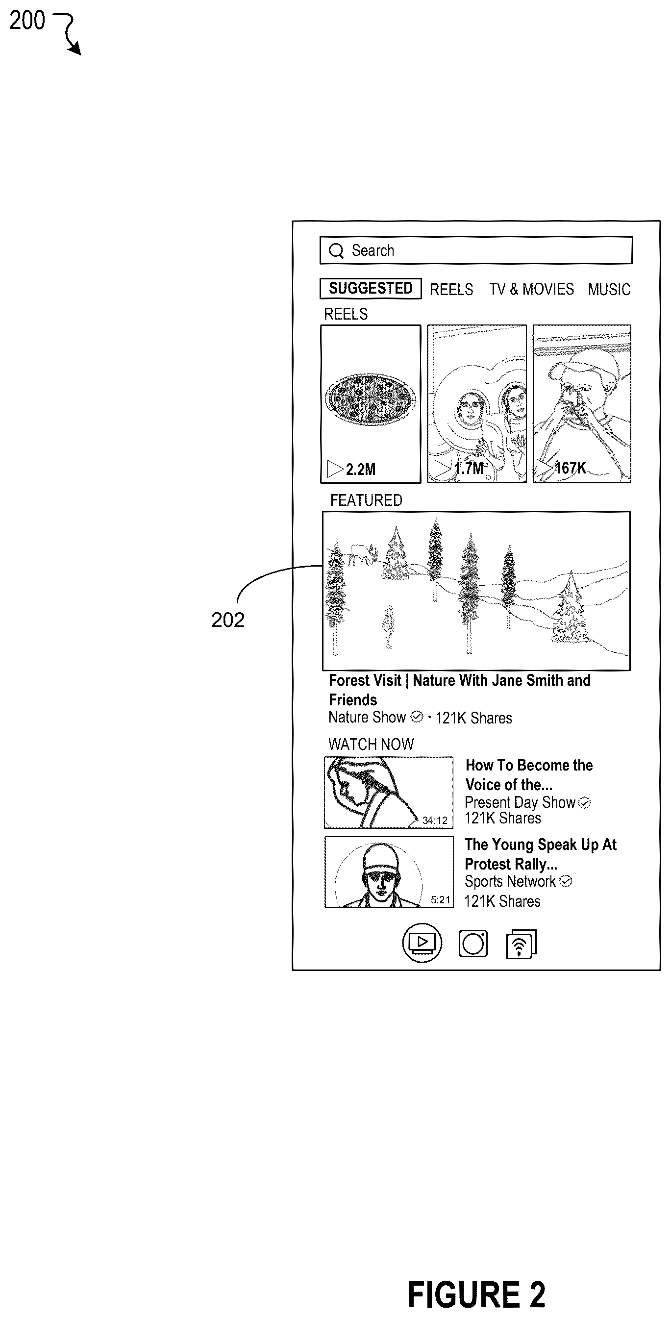 Patent US12621355 Figure 2 – Navigation of digital content during collaborative consumption