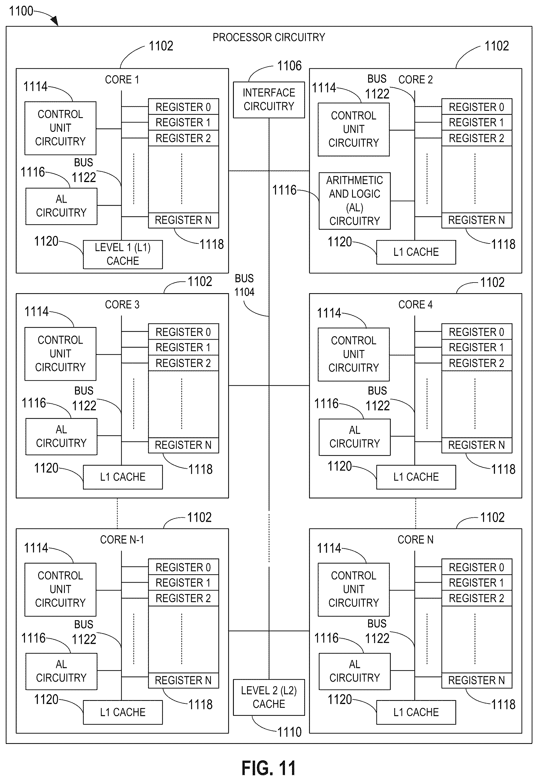 Patent US12621359 Figure 11 – Methods, systems, articles of manufacture, and apparatus to facilitate multi-participant conversation