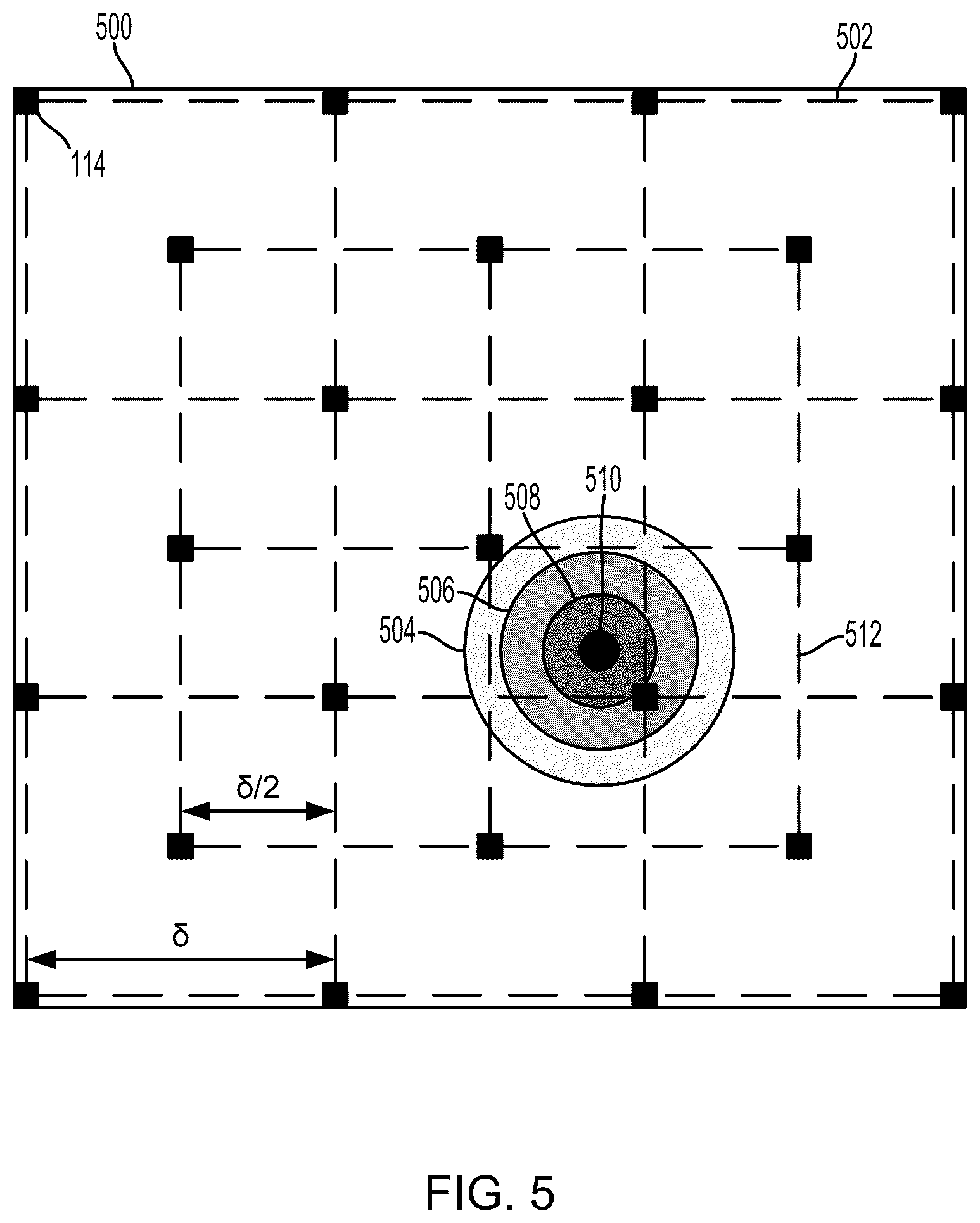 Patent US12621364 Figure 5 – Remote mapping of circuit speed variation due to process, voltage and temperature using a network of digital sensors
