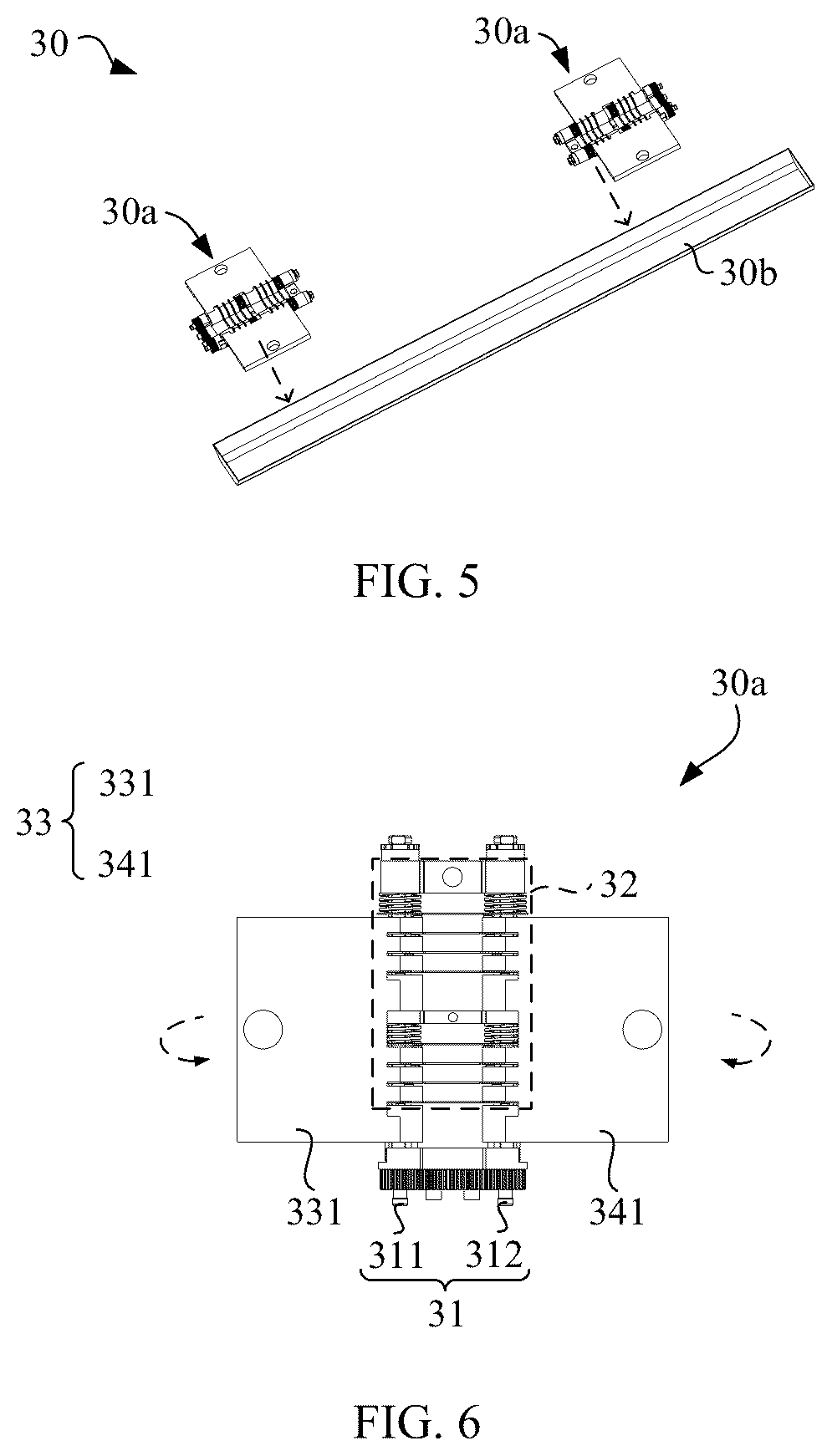 Patent US12621377 Figure 5 – Hinge assembly and foldable electronic device