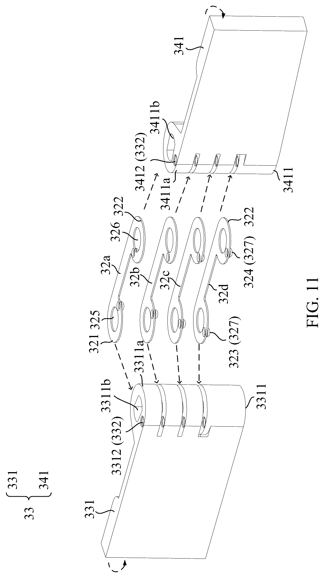 Patent US12621377 Figure 9 – Hinge assembly and foldable electronic device