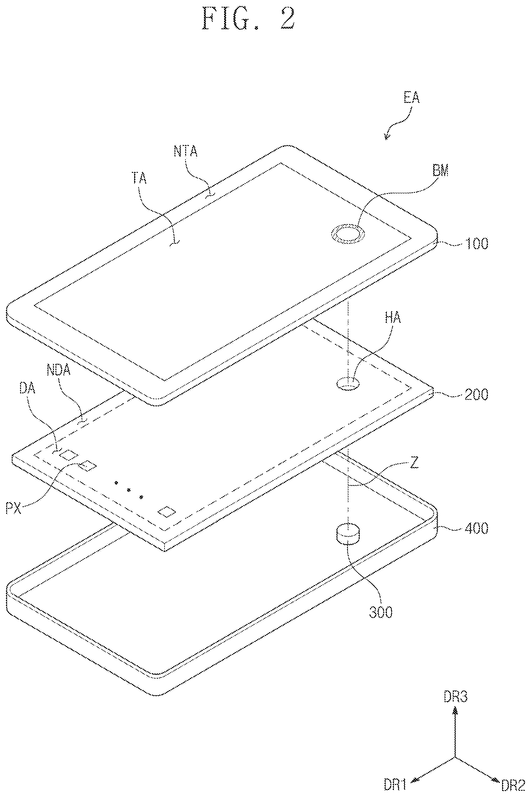 Patent US12621380 Figure 2 – Display device