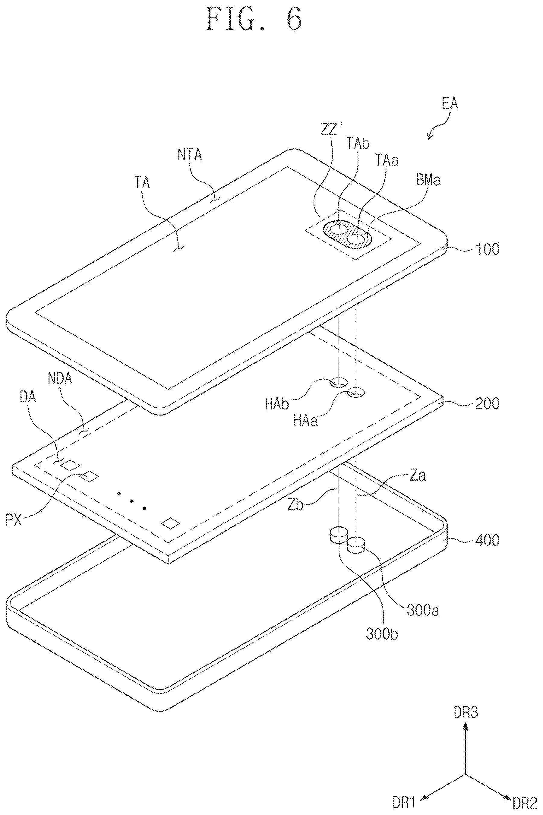 Patent US12621380 Figure 6 – Display device