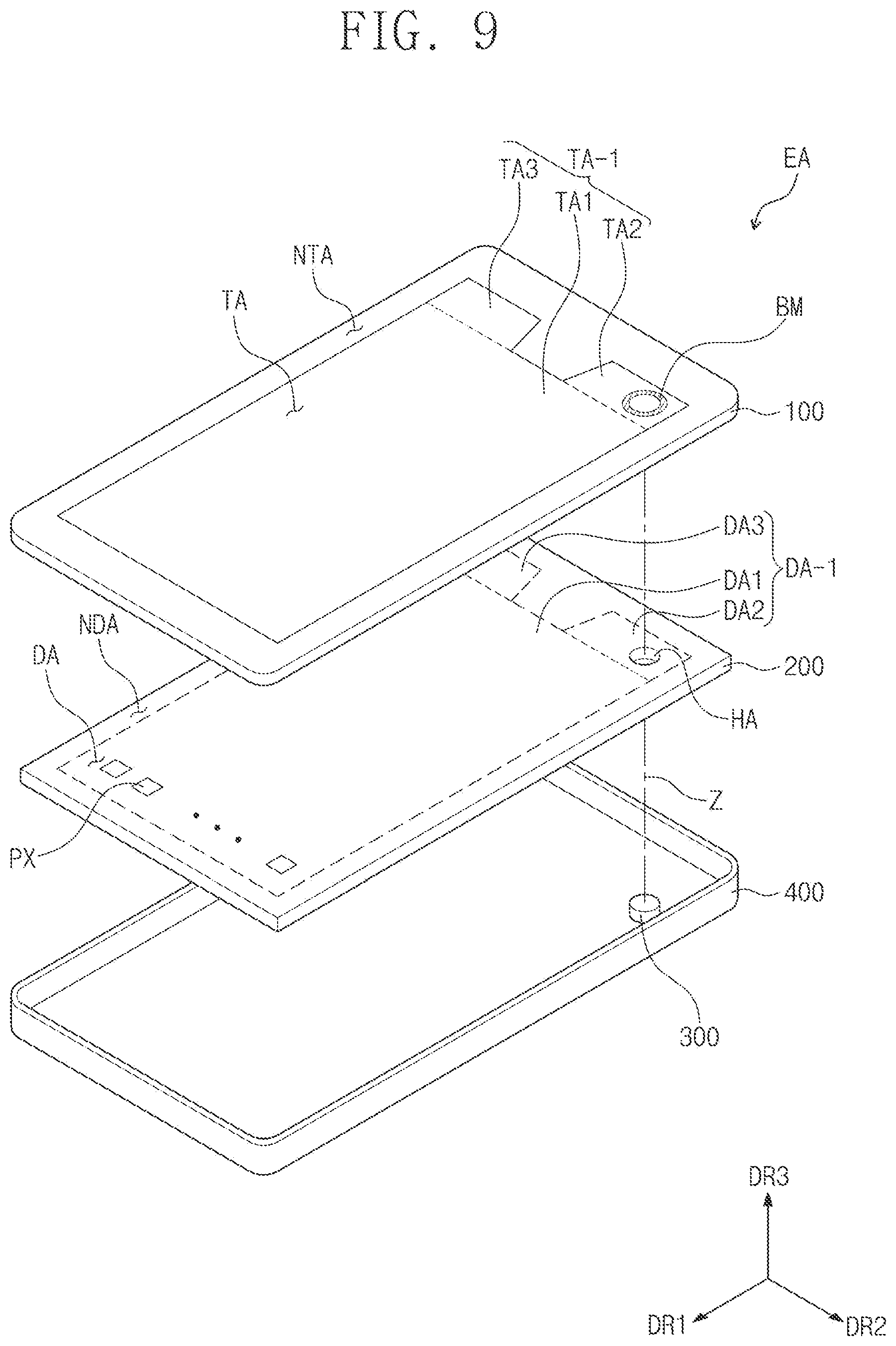 Patent US12621380 Figure 8 – Display device