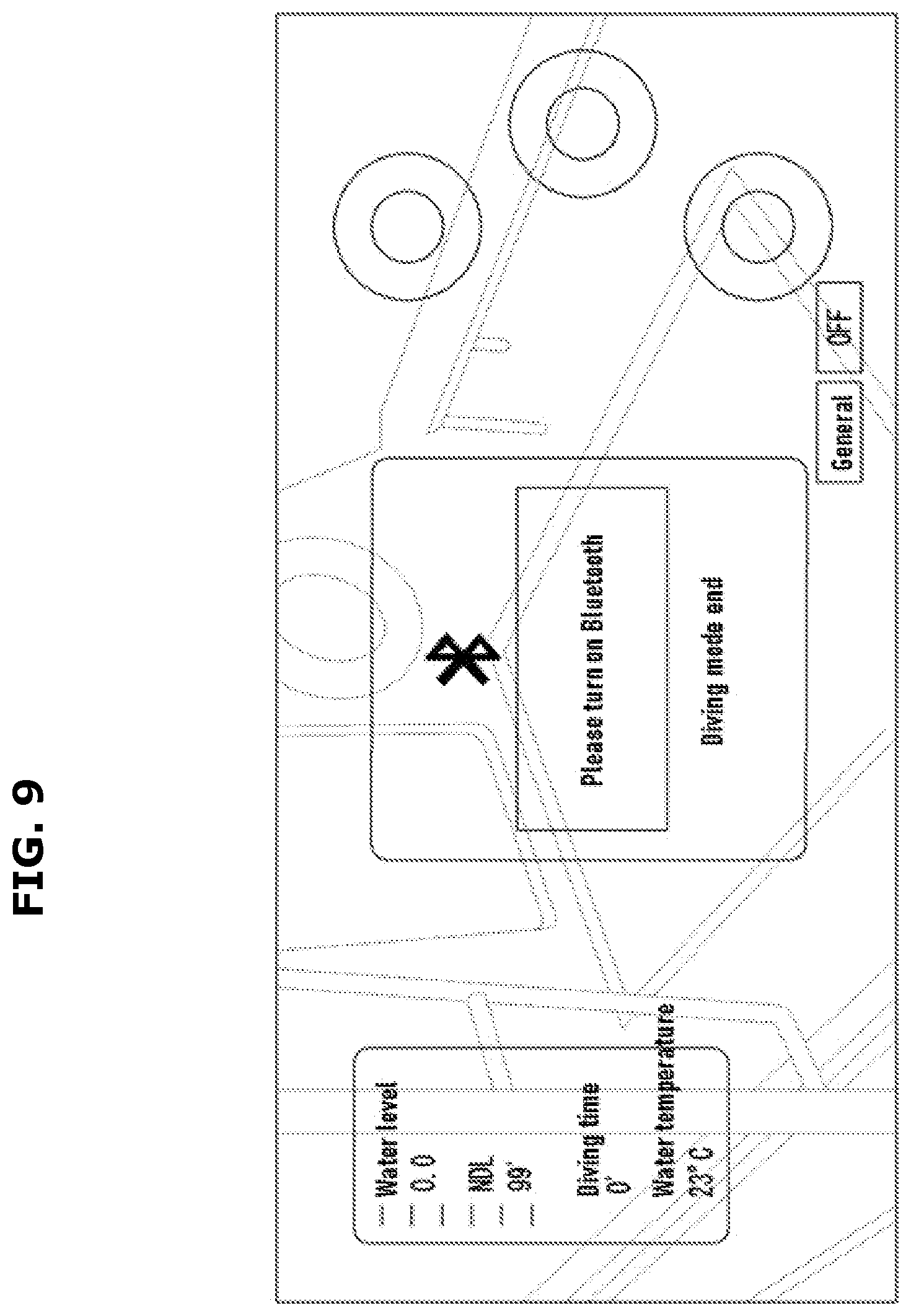 Patent US12621383 Figure 9 – Waterproof device for diving and method for operating same