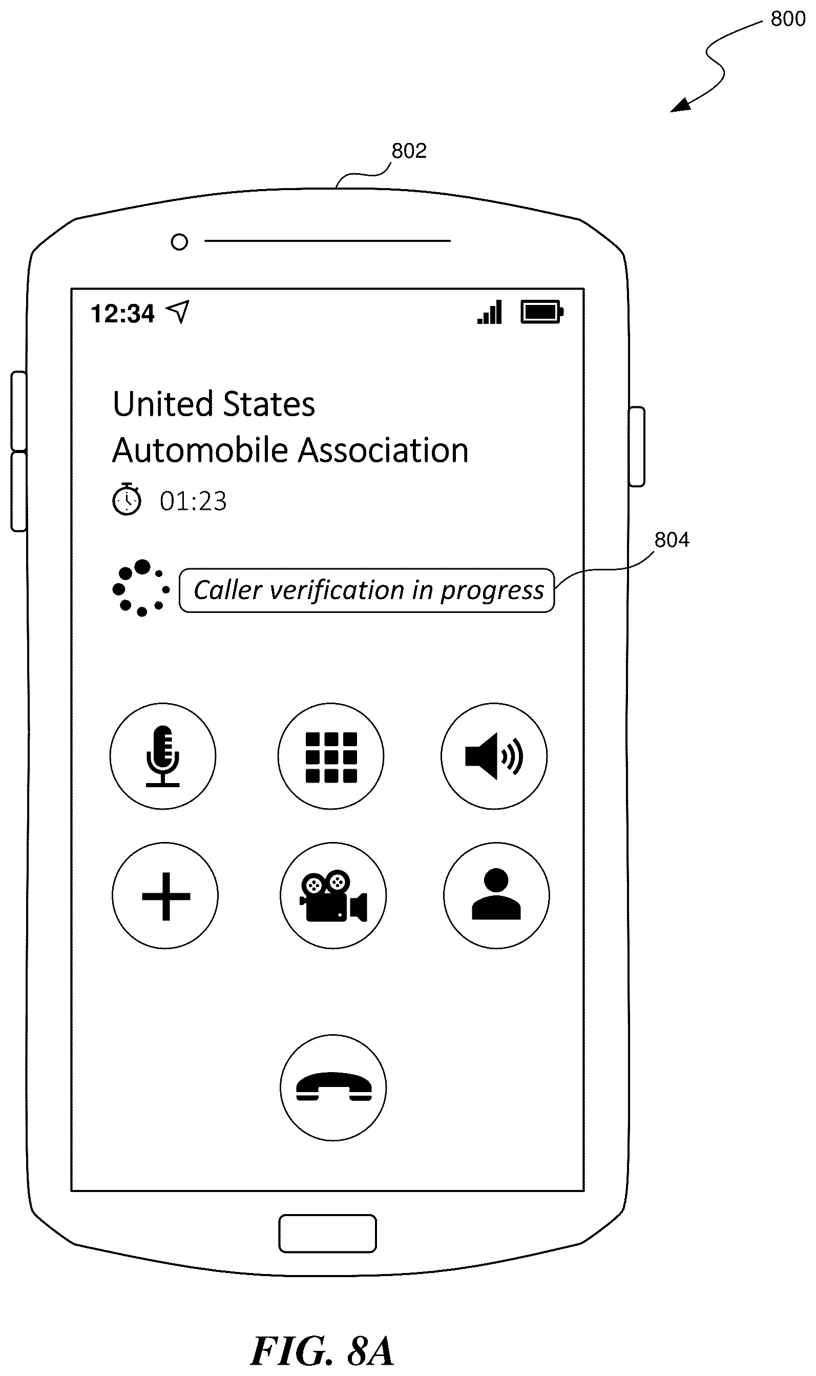 Patent US12621385 Figure 10 – Call source verification