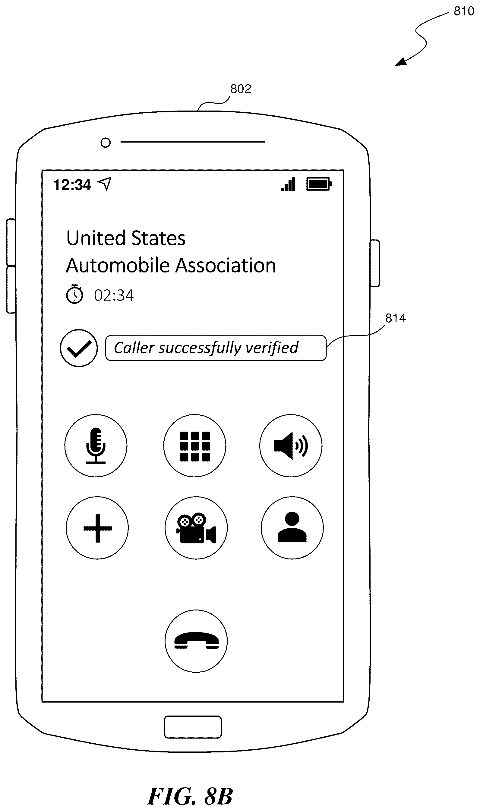Patent US12621385 Figure 11 – Call source verification