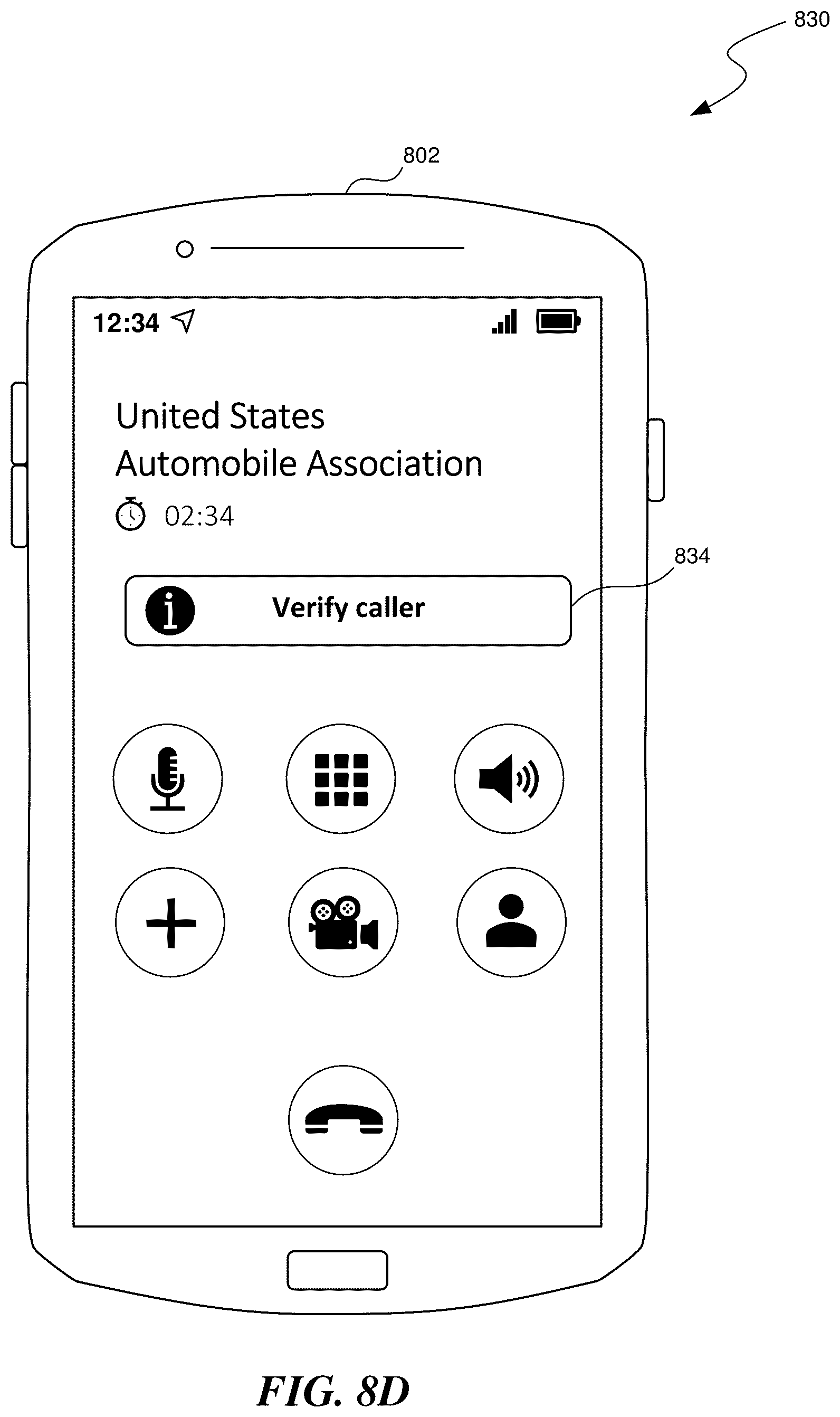 Patent US12621385 Figure 13 – Call source verification