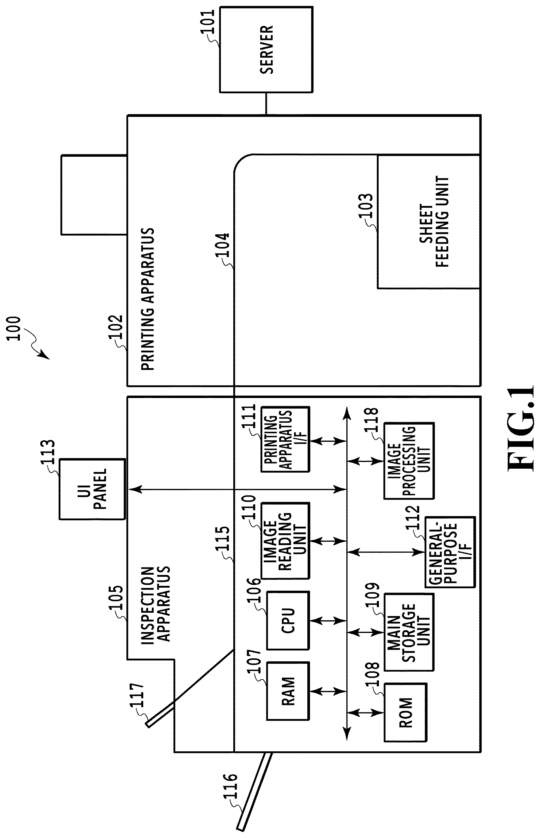Patent US12621392 Figure 1 – Inspection apparatus, inspection method, and storage medium that provide position adjustment by at least one of linear transformation or non-linear transformation of inspection image