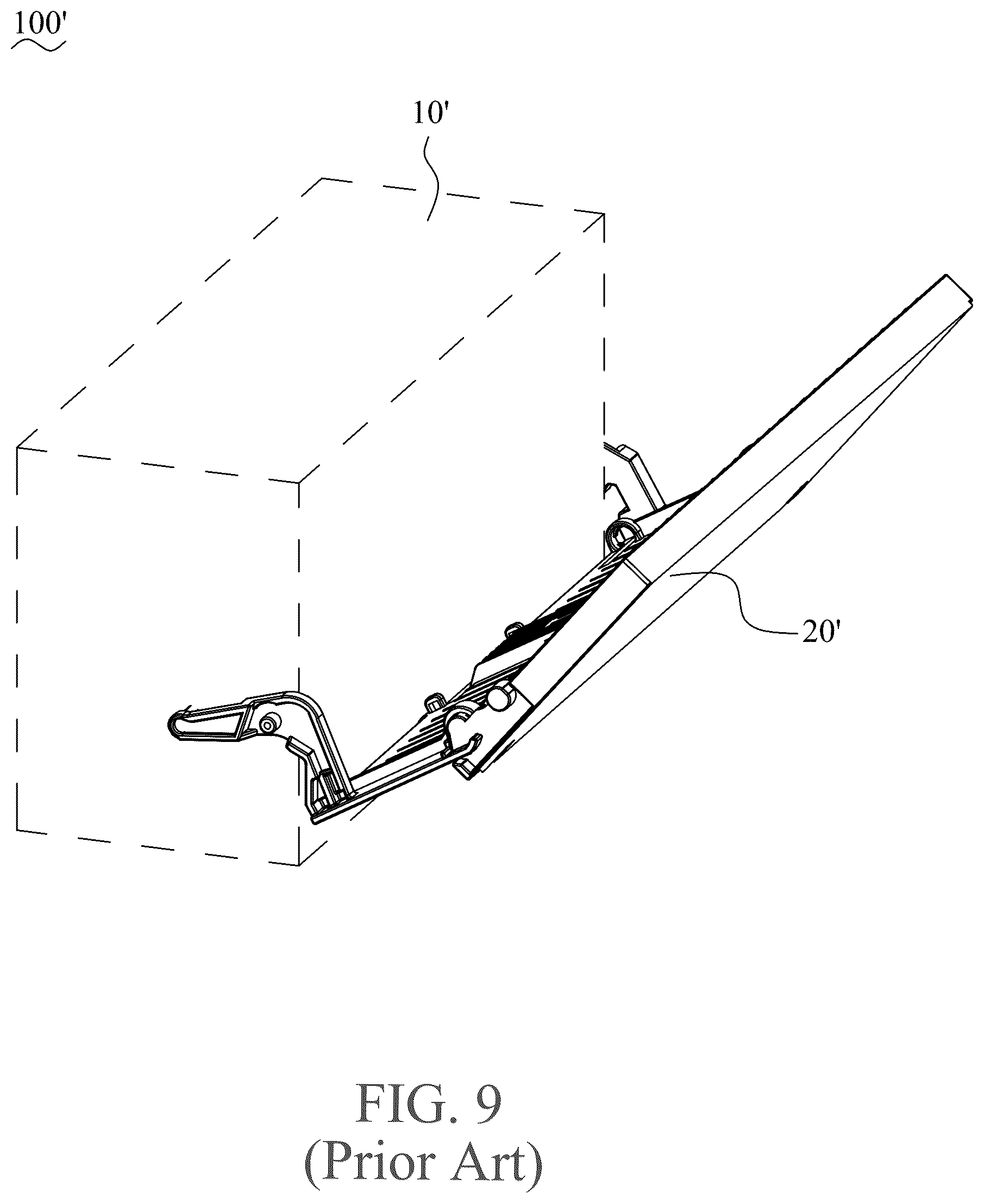 Patent US12621395 Figure 9 – Scanner with a foldable stand