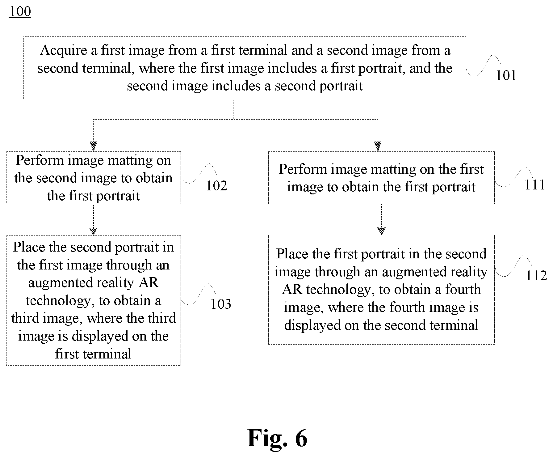 Patent US12621408 Figure 6 – Image processing method and apparatus, and electronic device, and computer readable medium