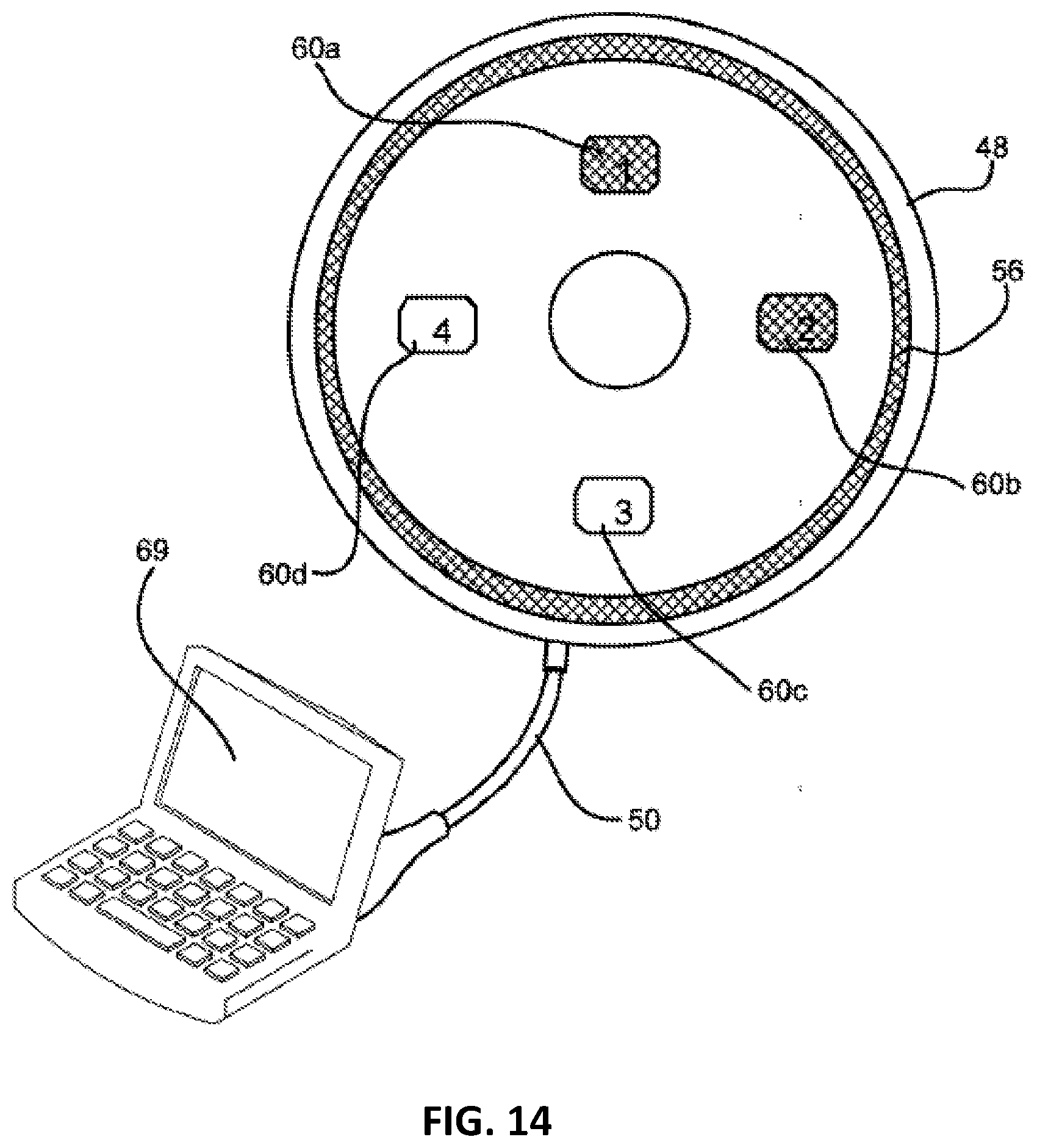 Patent US12621410 Figure 14 – Personal control apparatus and method for sharing information in a collaborative workspace