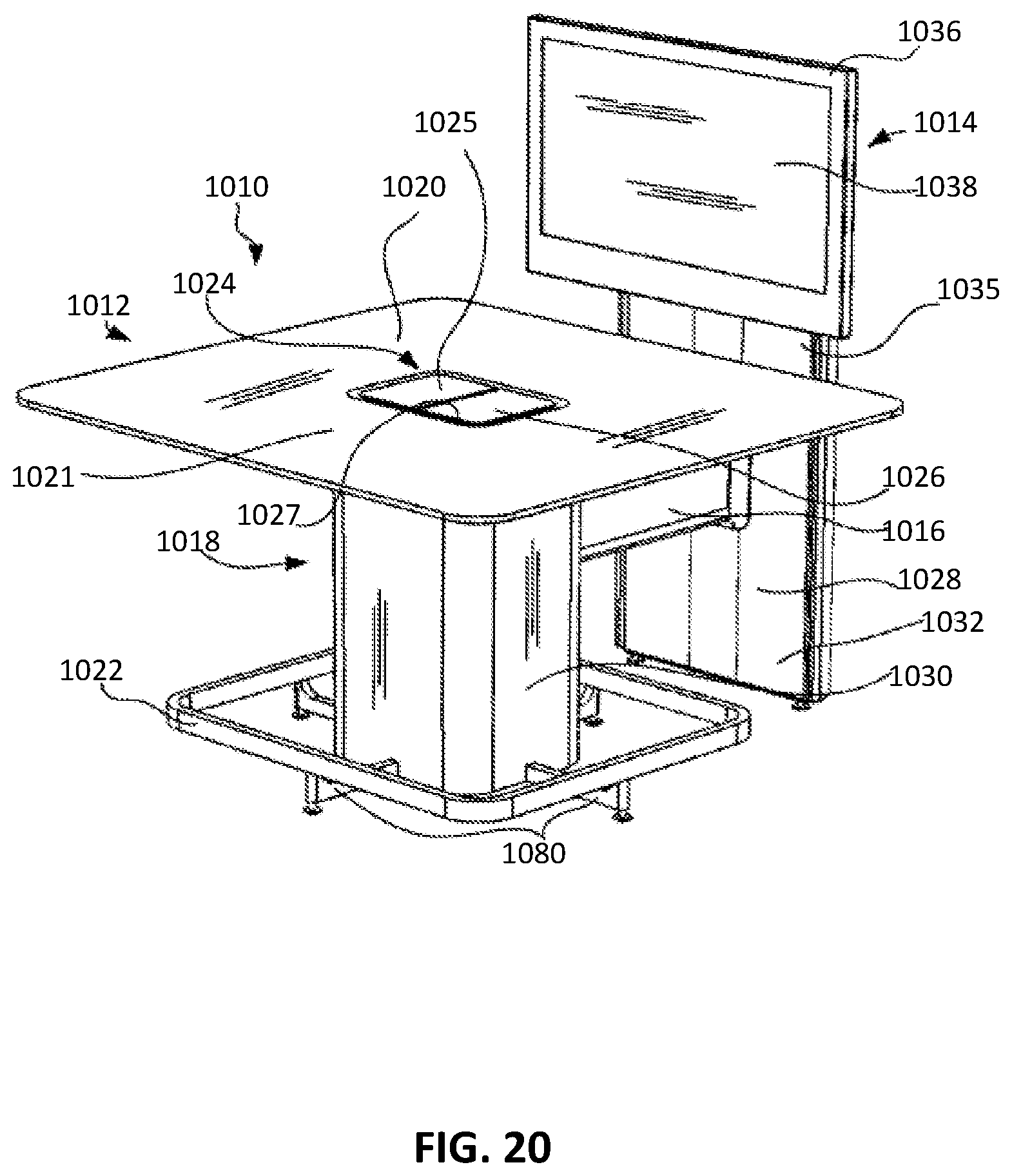 Patent US12621410 Figure 20 – Personal control apparatus and method for sharing information in a collaborative workspace
