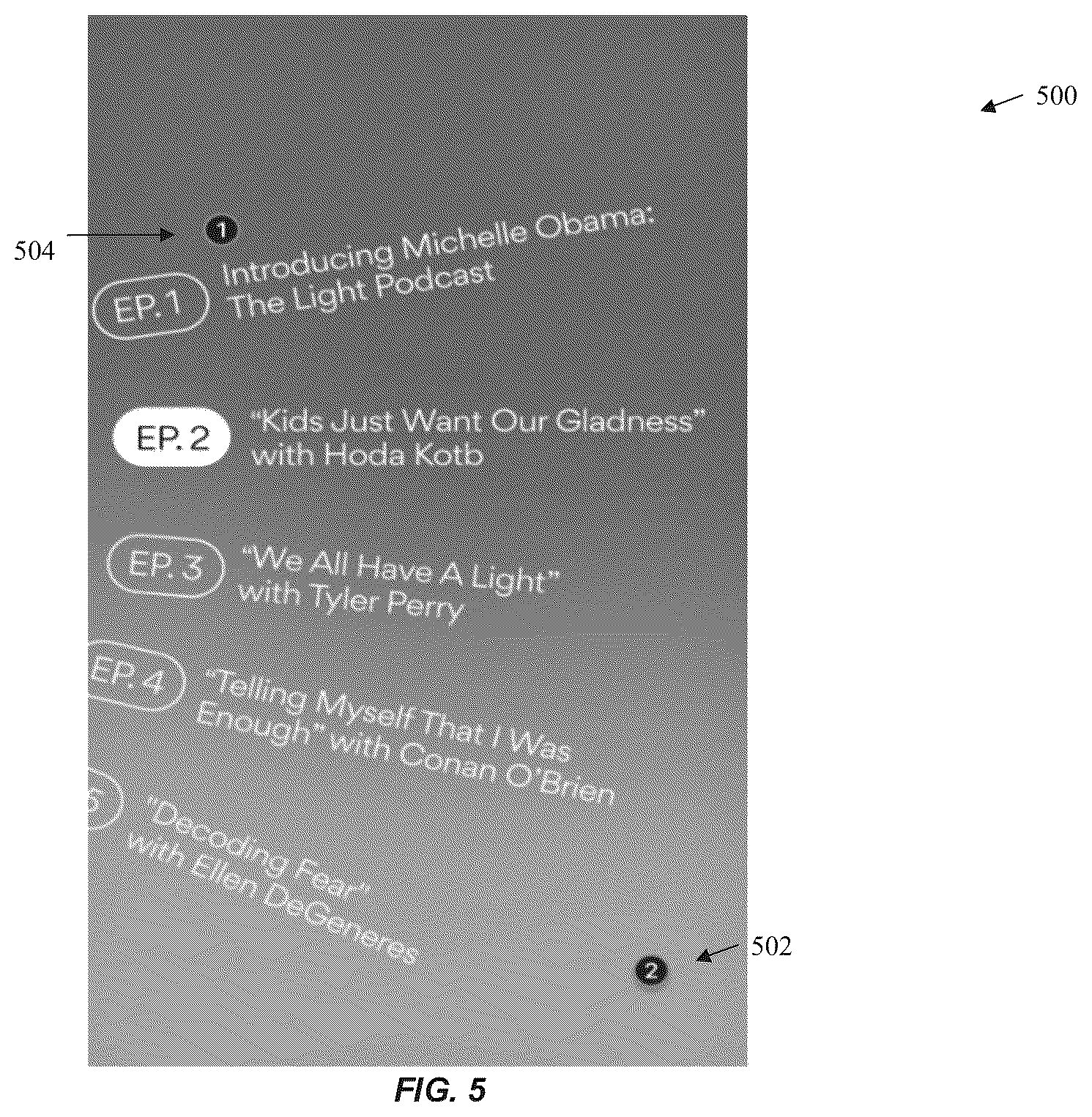 Patent US12621419 Figure 5 – Systems and methods for generating video based on informational audio data