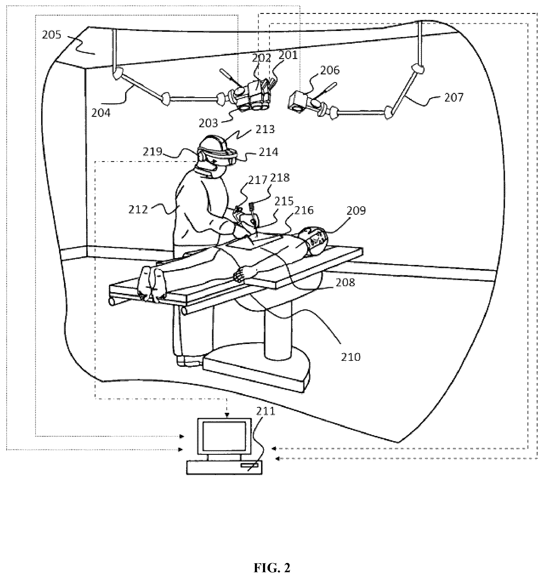 Patent US12621420 Figure 2 – Augmented reality guidance for spinal surgery