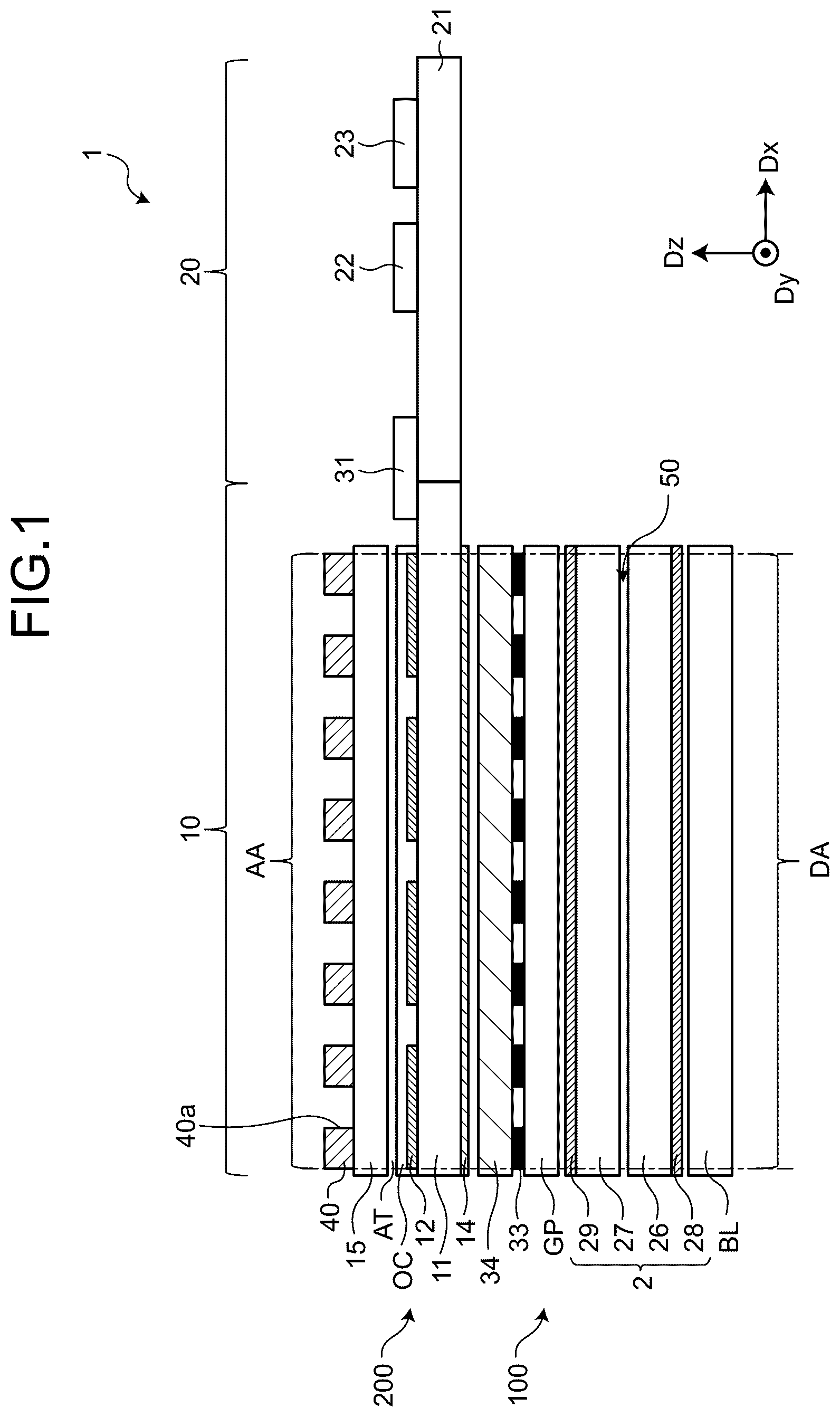 Patent US12621425 Figure 1 – Detection system