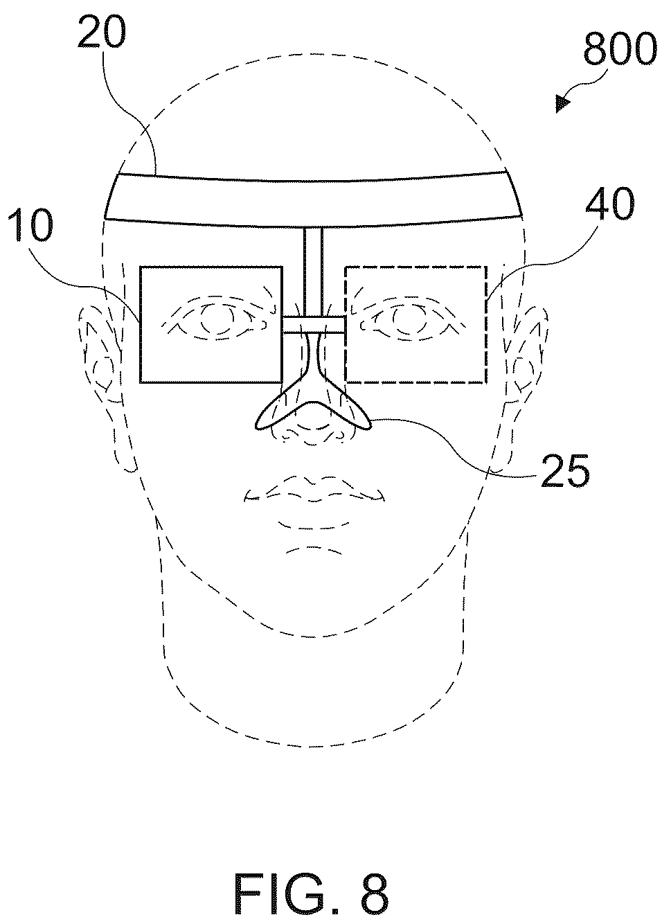 Patent US12621426 Figure 8 – Head-mountable display device and method for displaying an image received from a microscope