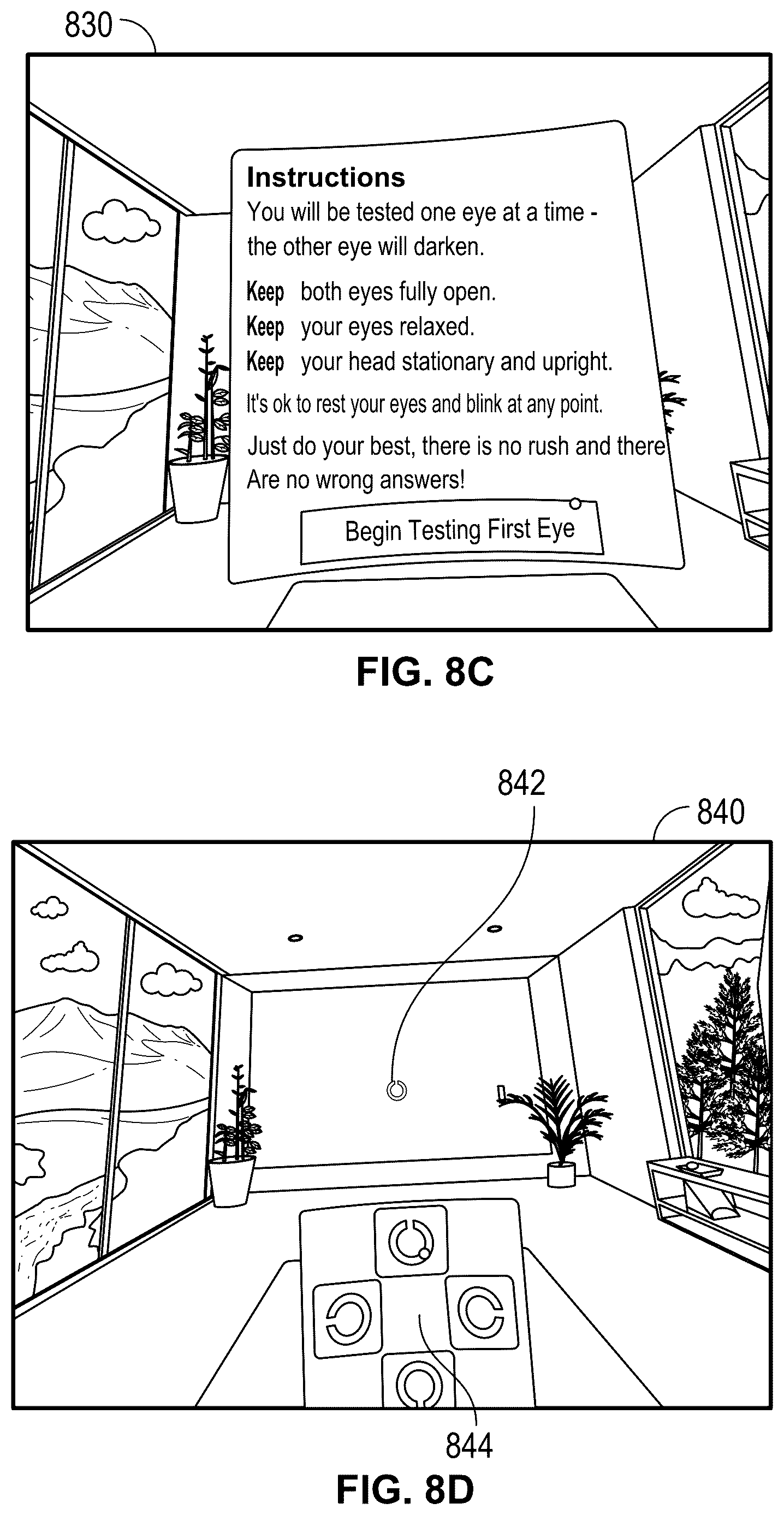 Patent US12621427 Figure 10 – Methods and systems for visual field testing using dynamic light point grids in virtual reality