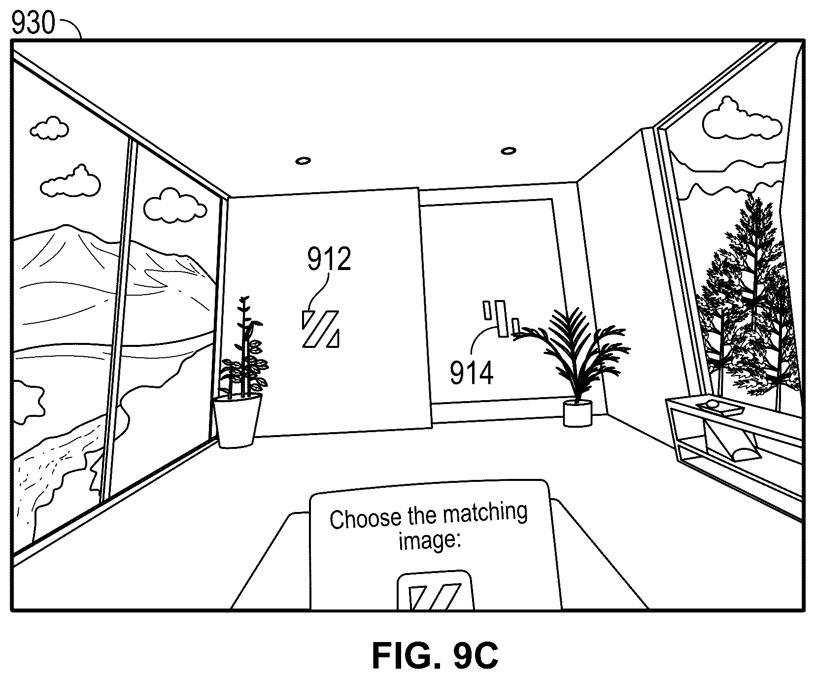 Patent US12621427 Figure 12 – Methods and systems for visual field testing using dynamic light point grids in virtual reality