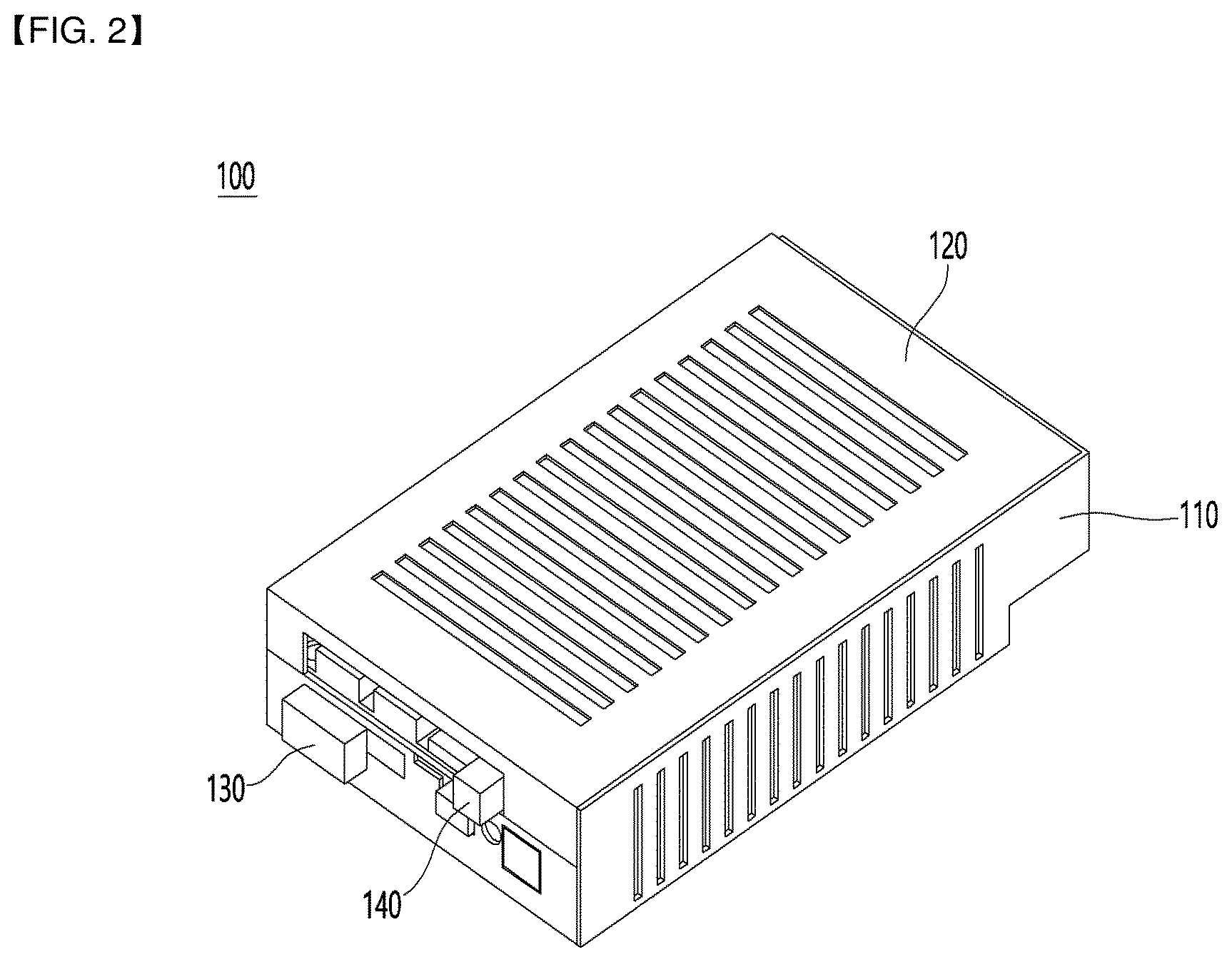 Patent US12621429 Figure 2 – Test device and test system comprising same