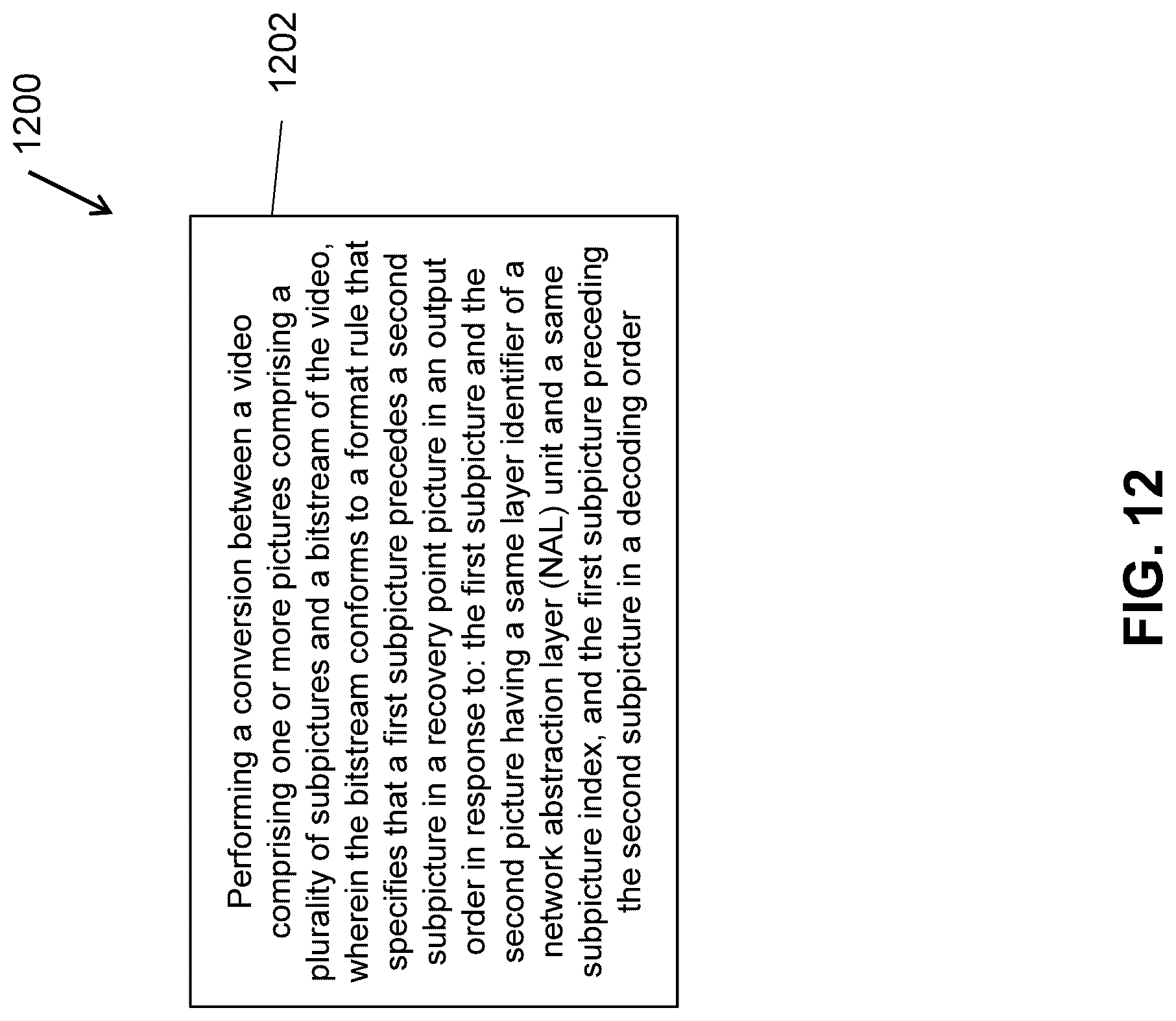 Patent US12621435 Figure 10 – Constraints on reference picture lists