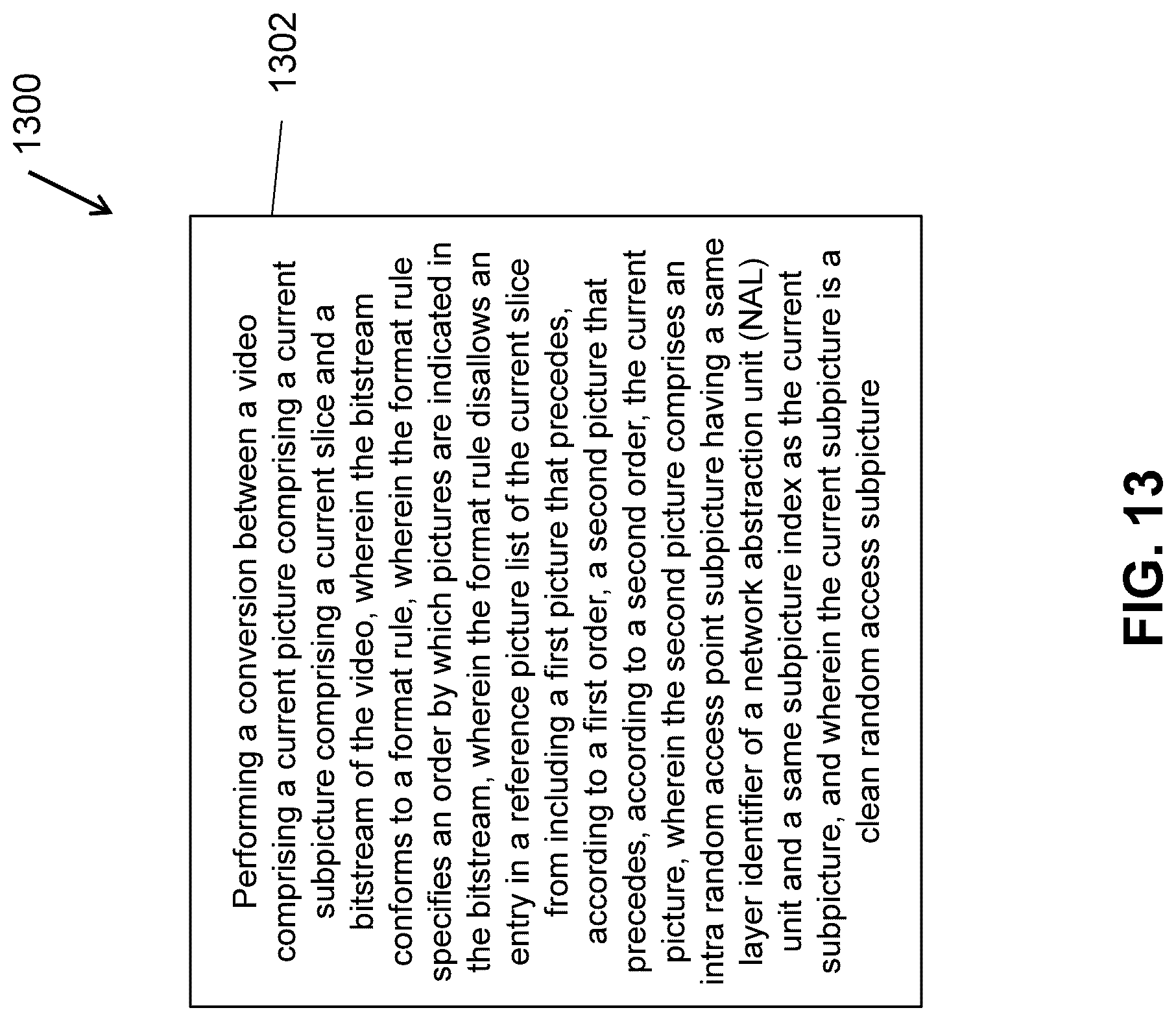 Patent US12621435 Figure 11 – Constraints on reference picture lists