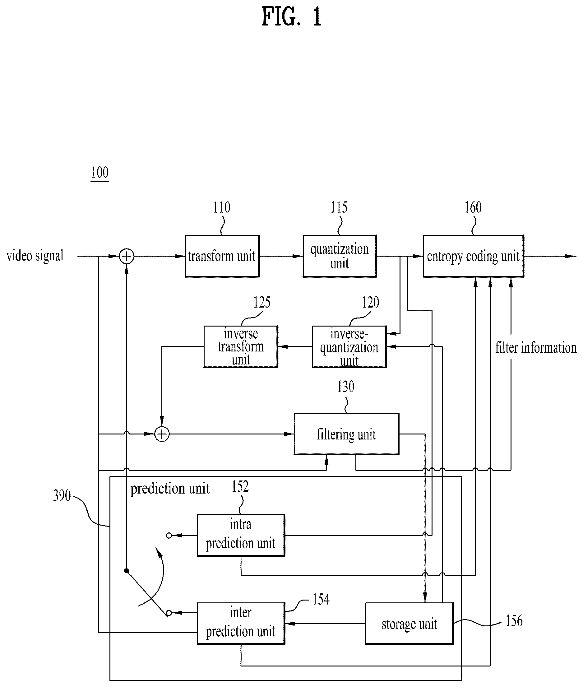 Patent US12621463 Figure 1 – Method and apparatus for processing a video signal
