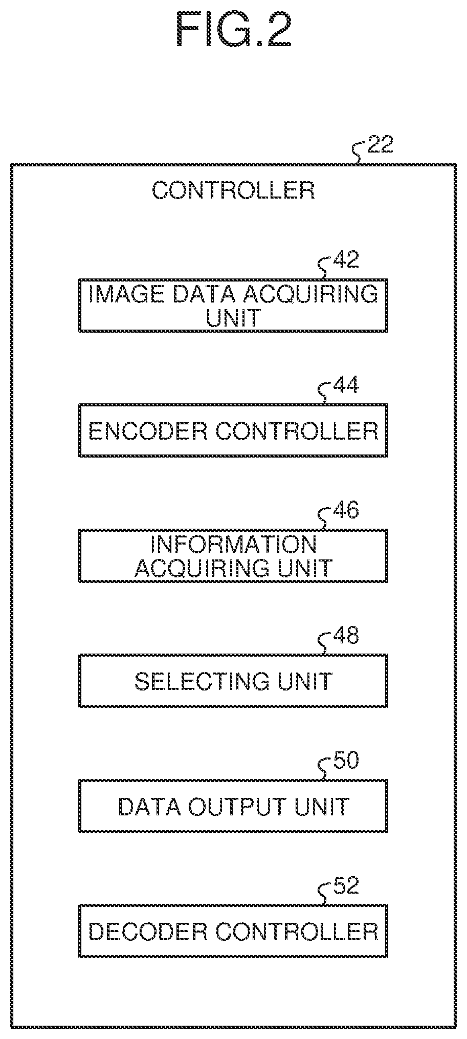 Patent US12621475 Figure 2 – Imaging device, non-transitory storage medium, and encoder selection method
